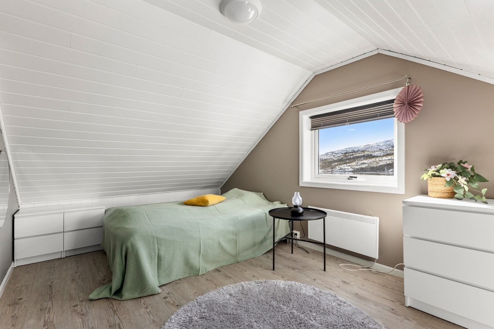 Areal på loft. Galleribilde