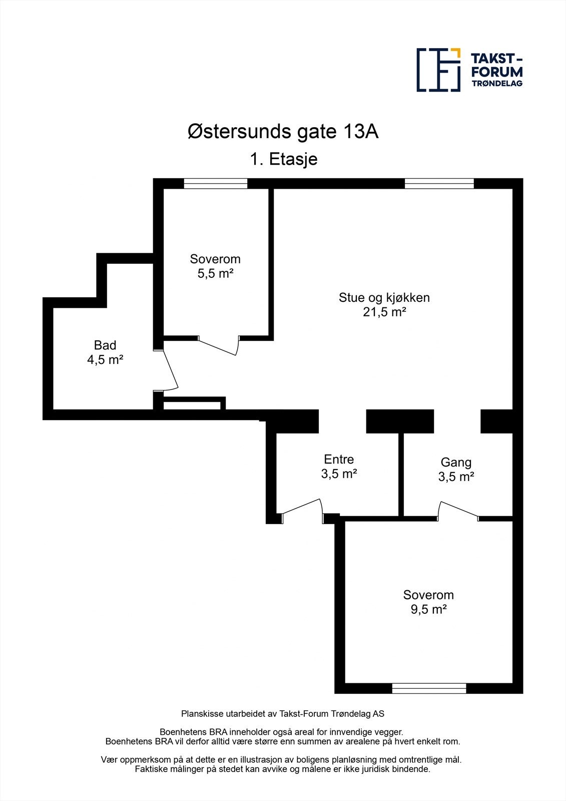 Planskisse. Galleribilde