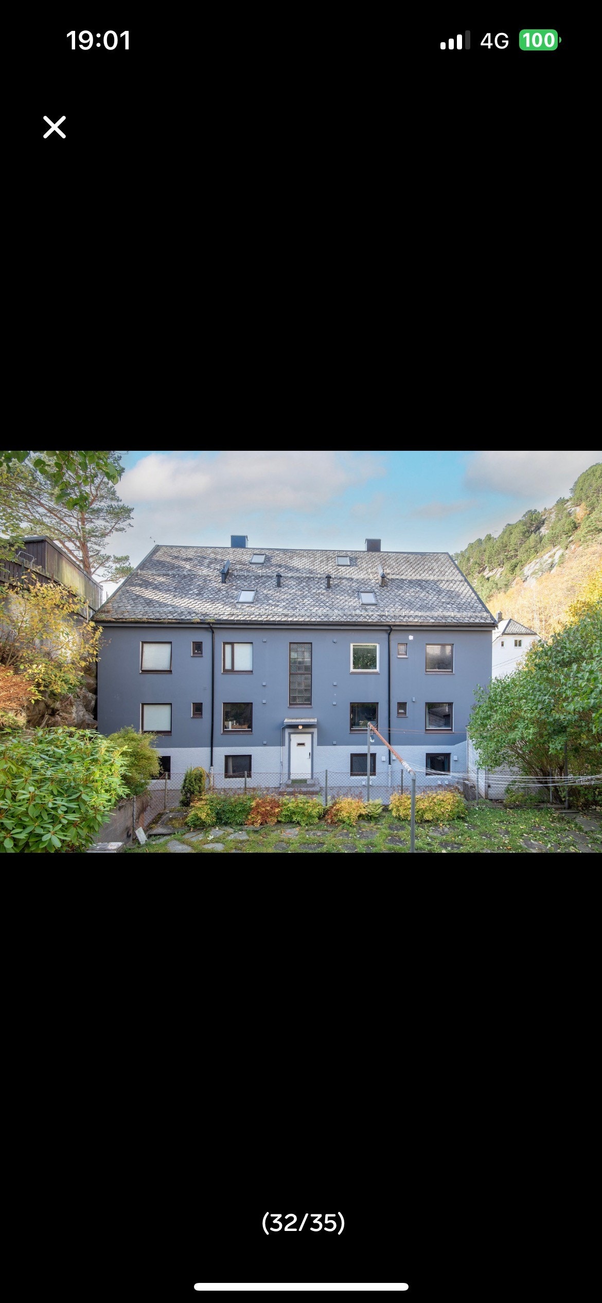 Bakgård Galleribilde