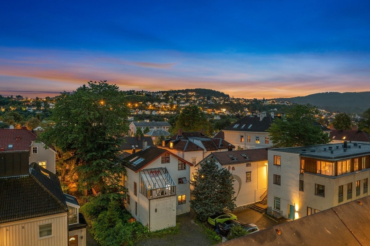 Fin utsikt fra balkong Galleribilde