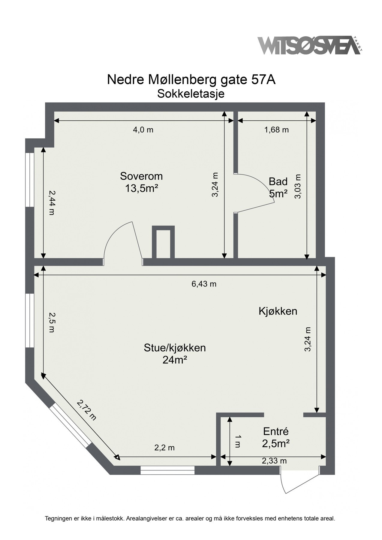 Planskisse Galleribilde