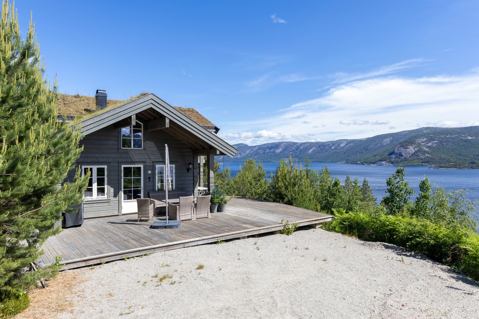Det fredelige hyttefeltet innbyr til rekreasjon i naturskjønne omgivelser med flotte turmuligheter hele året. Galleribilde