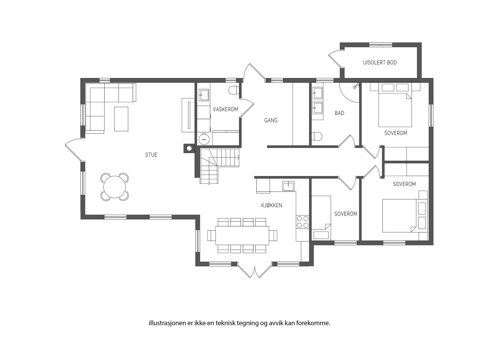 Plantegning. Galleribilde