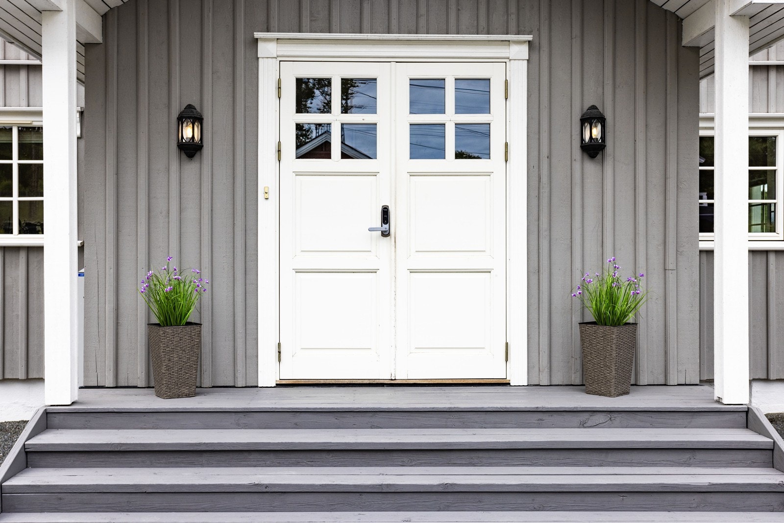 Et hyggelig inngangsparti ønsker deg velkommen hjem! Galleribilde