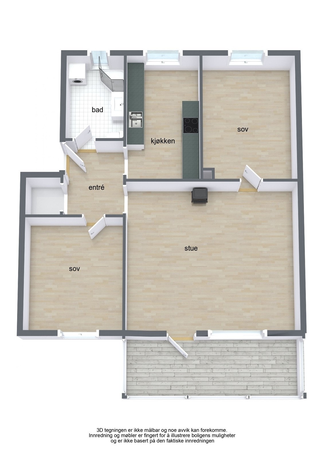 Plantegning Galleribilde