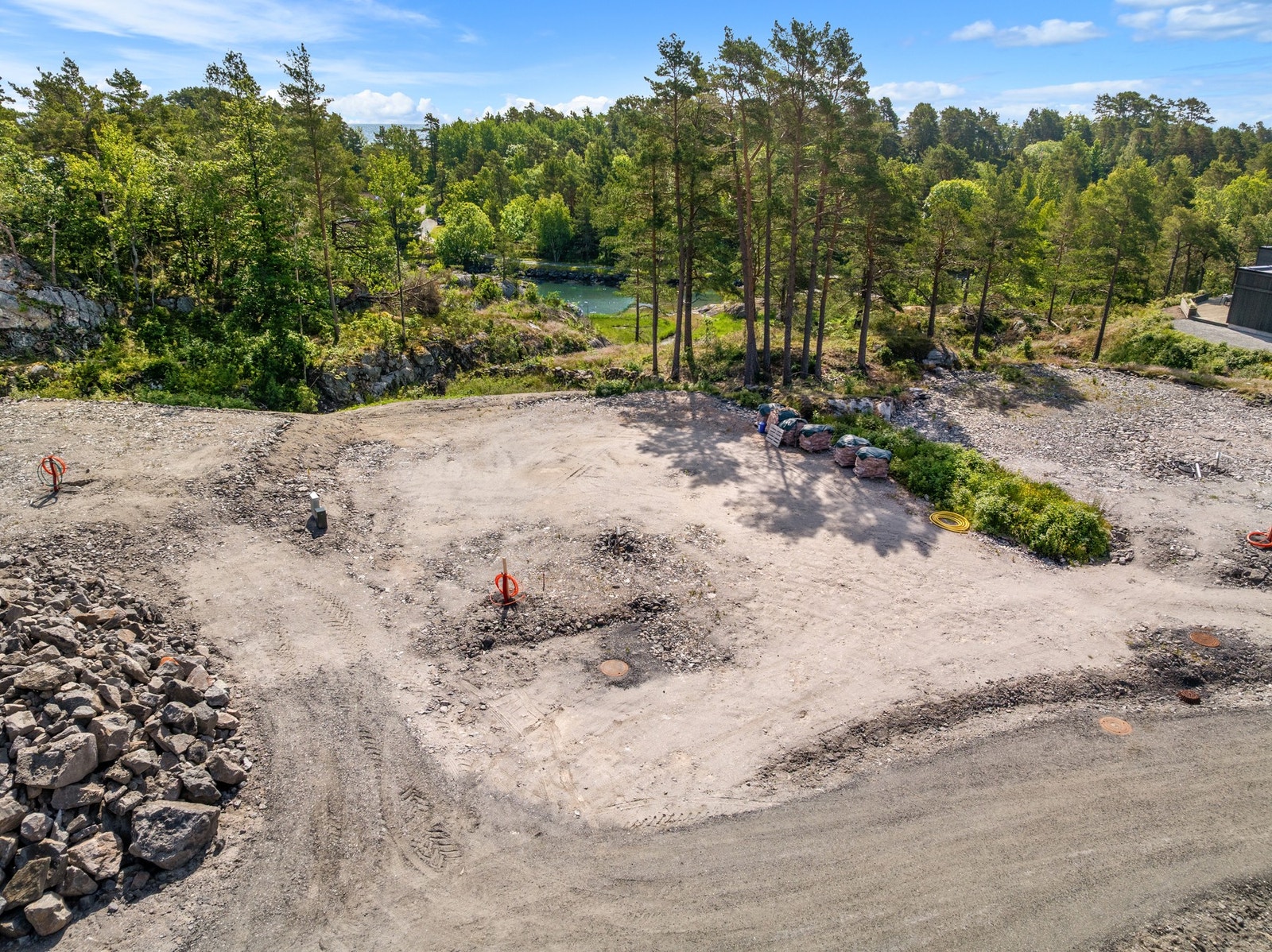 Tomt 7 er på 826,2 kvadrat. Galleribilde