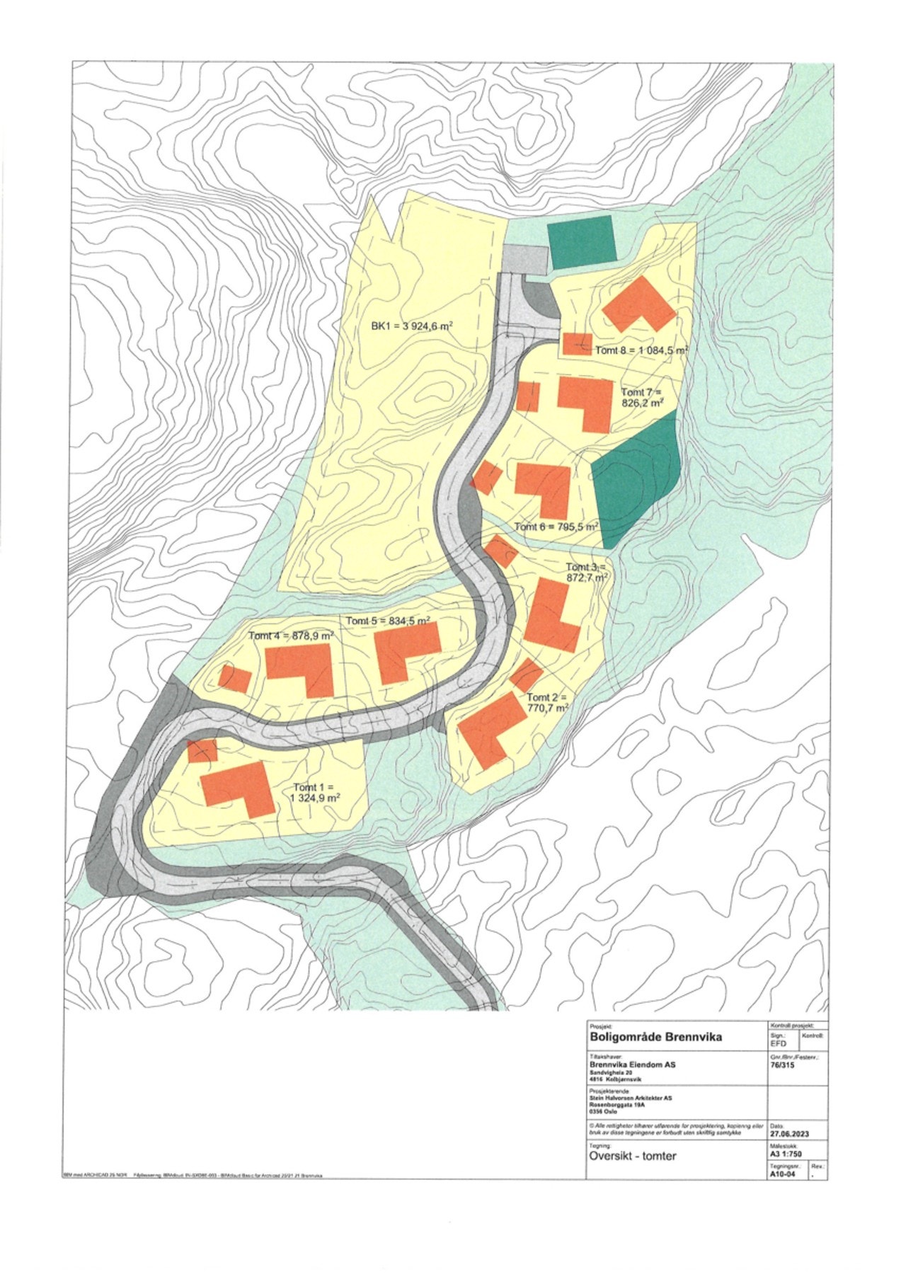 Situasjonsplan. Galleribilde