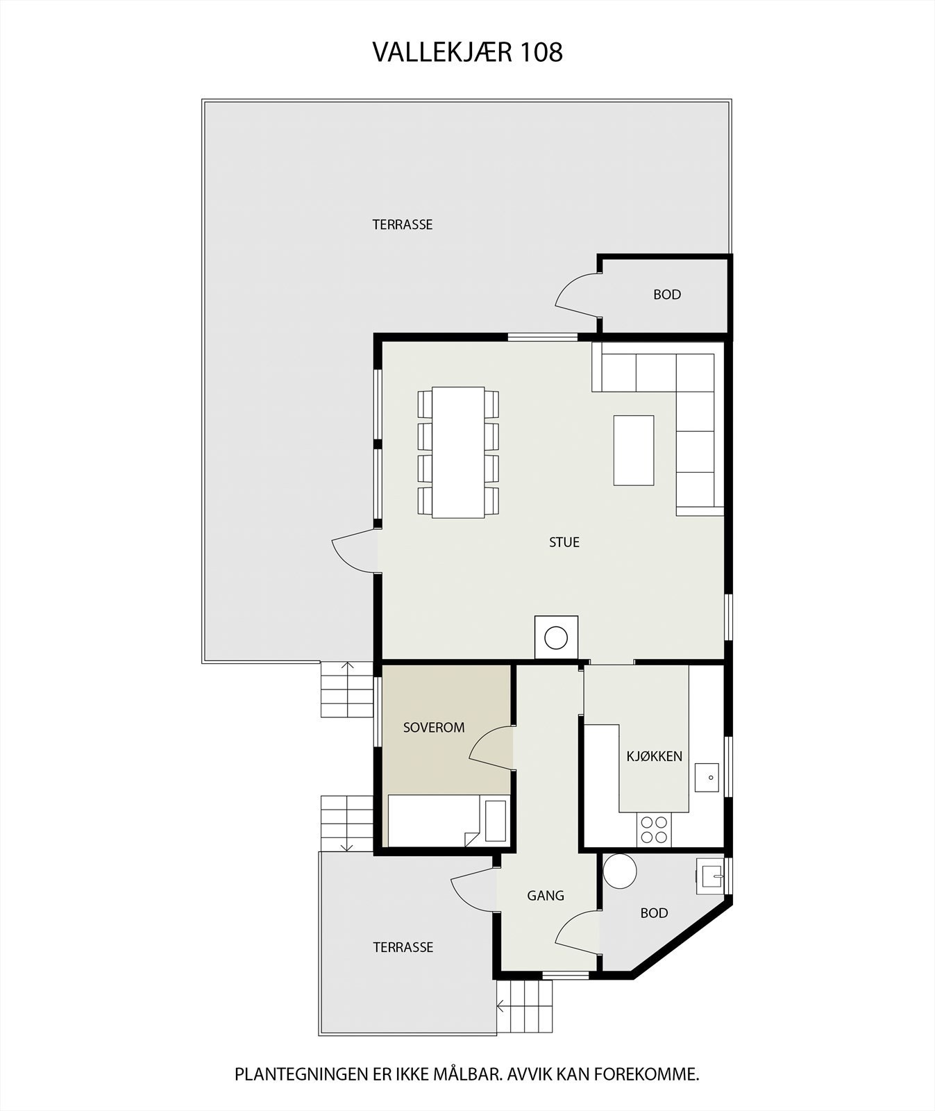 Plantegning - Fritidsboligen Galleribilde