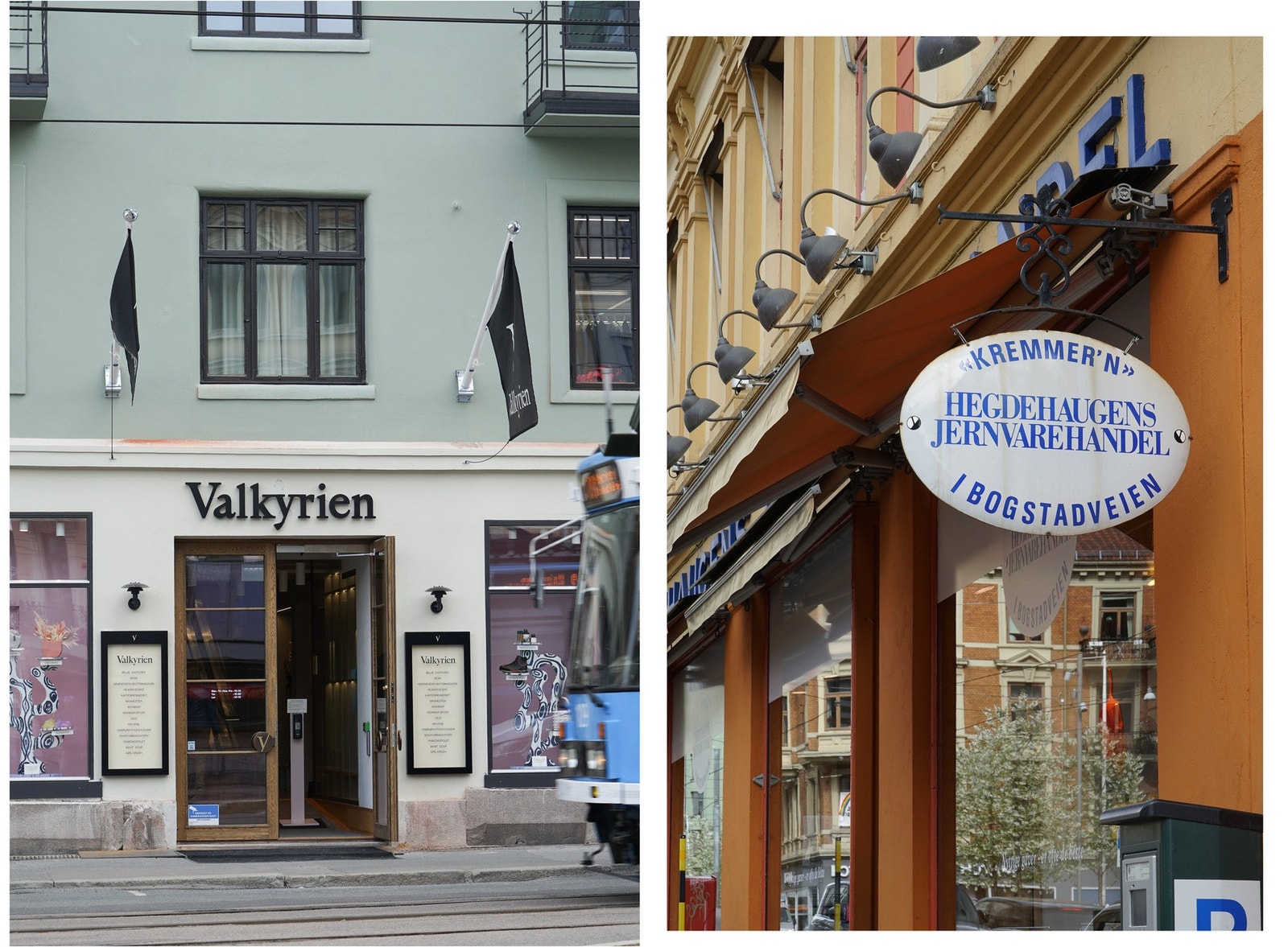 Populære Bogstadveien rett utenfor døren med rikelig shoppingmuligheter. Galleribilde