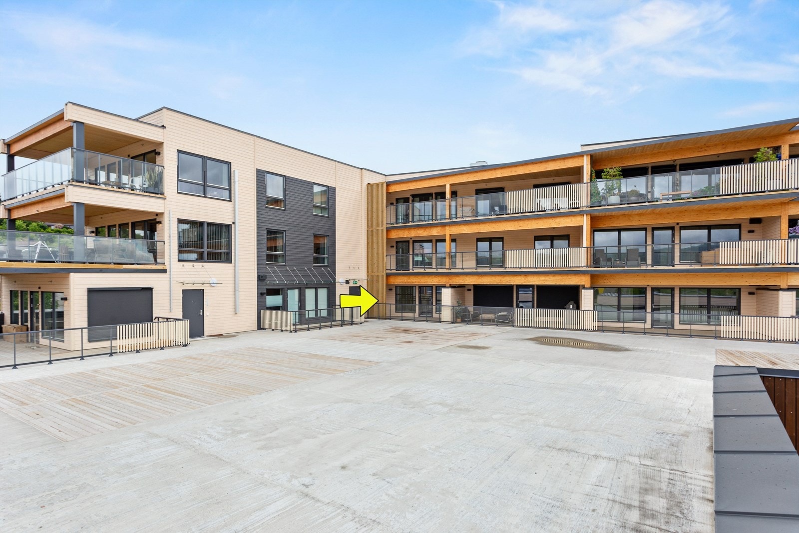 Sameiet har felles takterrasse - her kan du nyte sommeren! Galleribilde