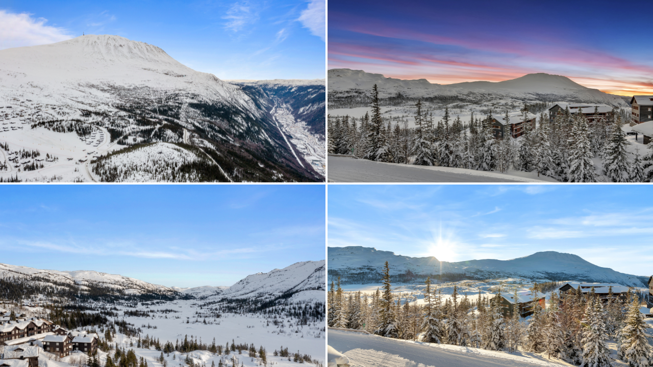 Vinter og sol på Gausta Galleribilde