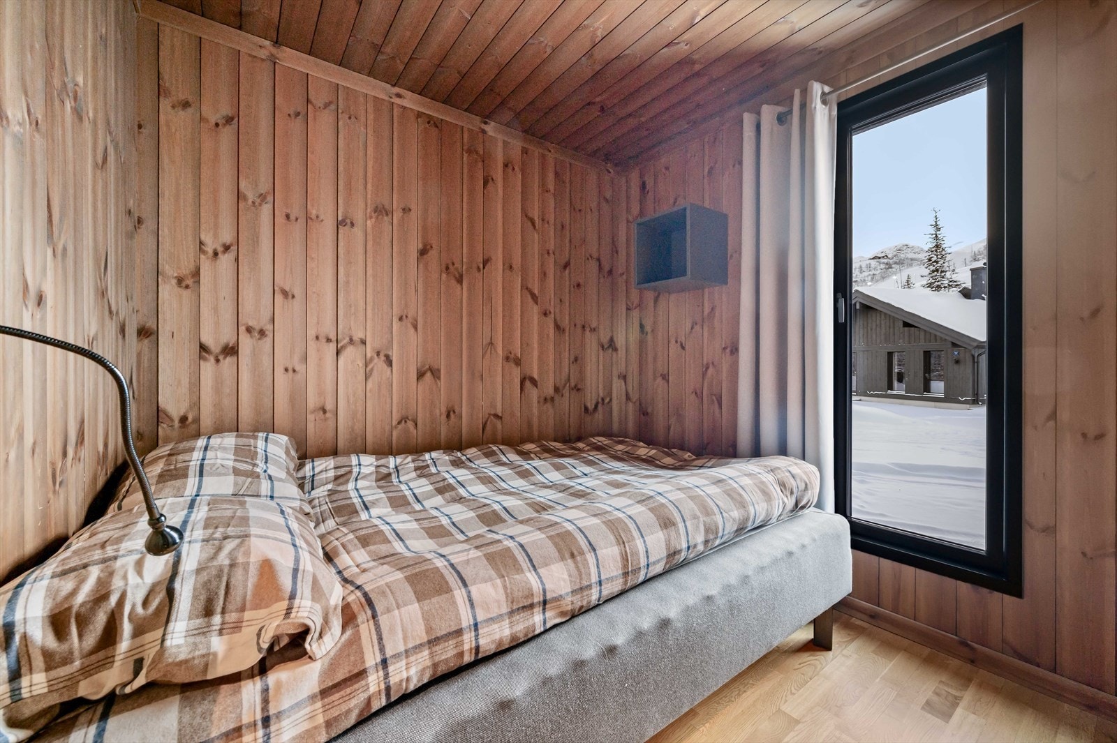 Nydelig utsikt opp mot alpinanlegget Galleribilde