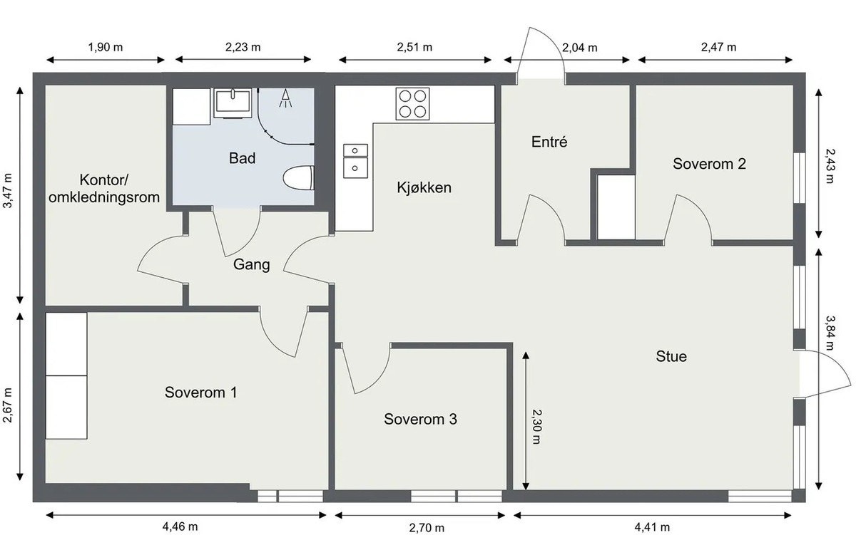 Planløsning Galleribilde