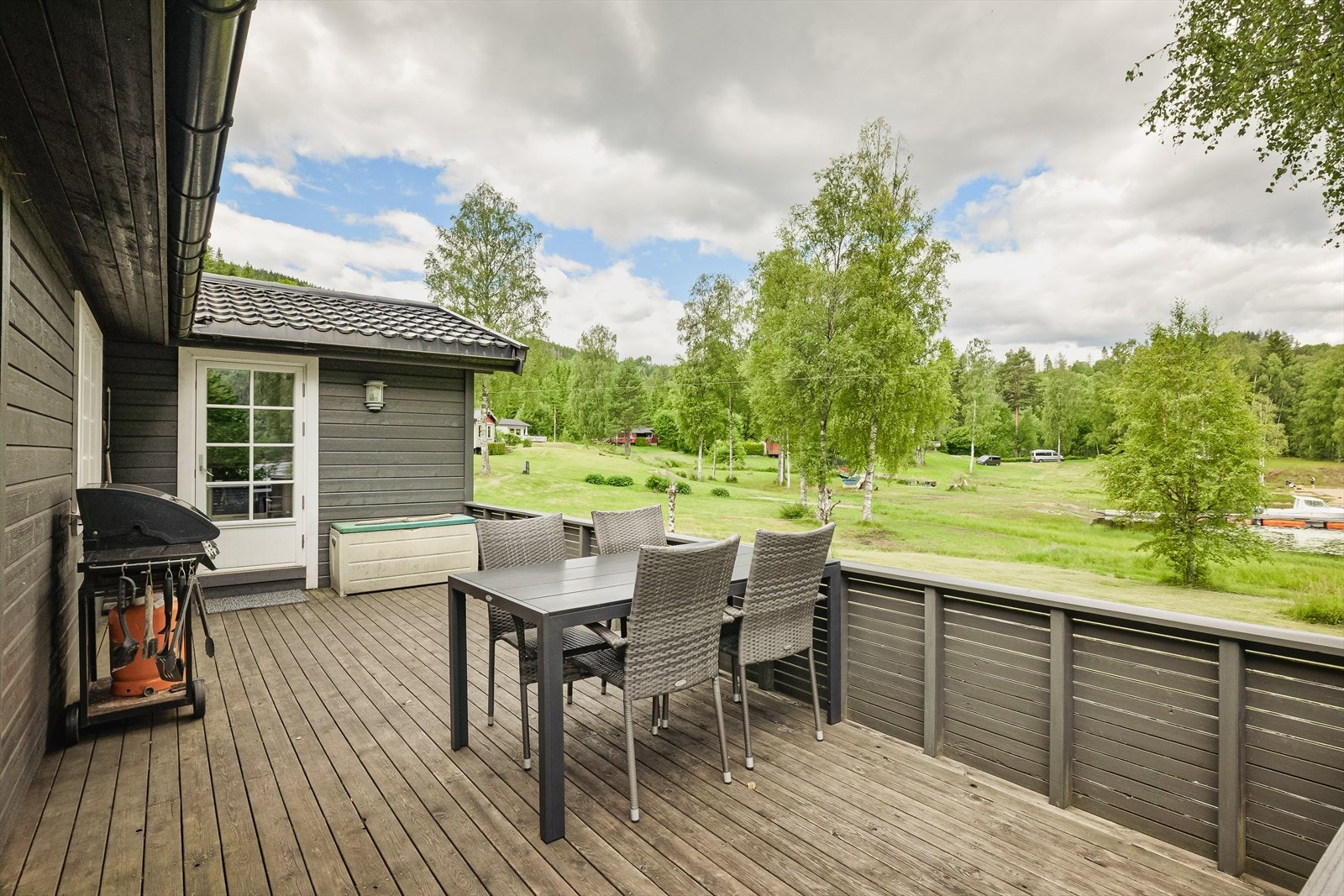 Balkong med nydelig utsikt Galleribilde