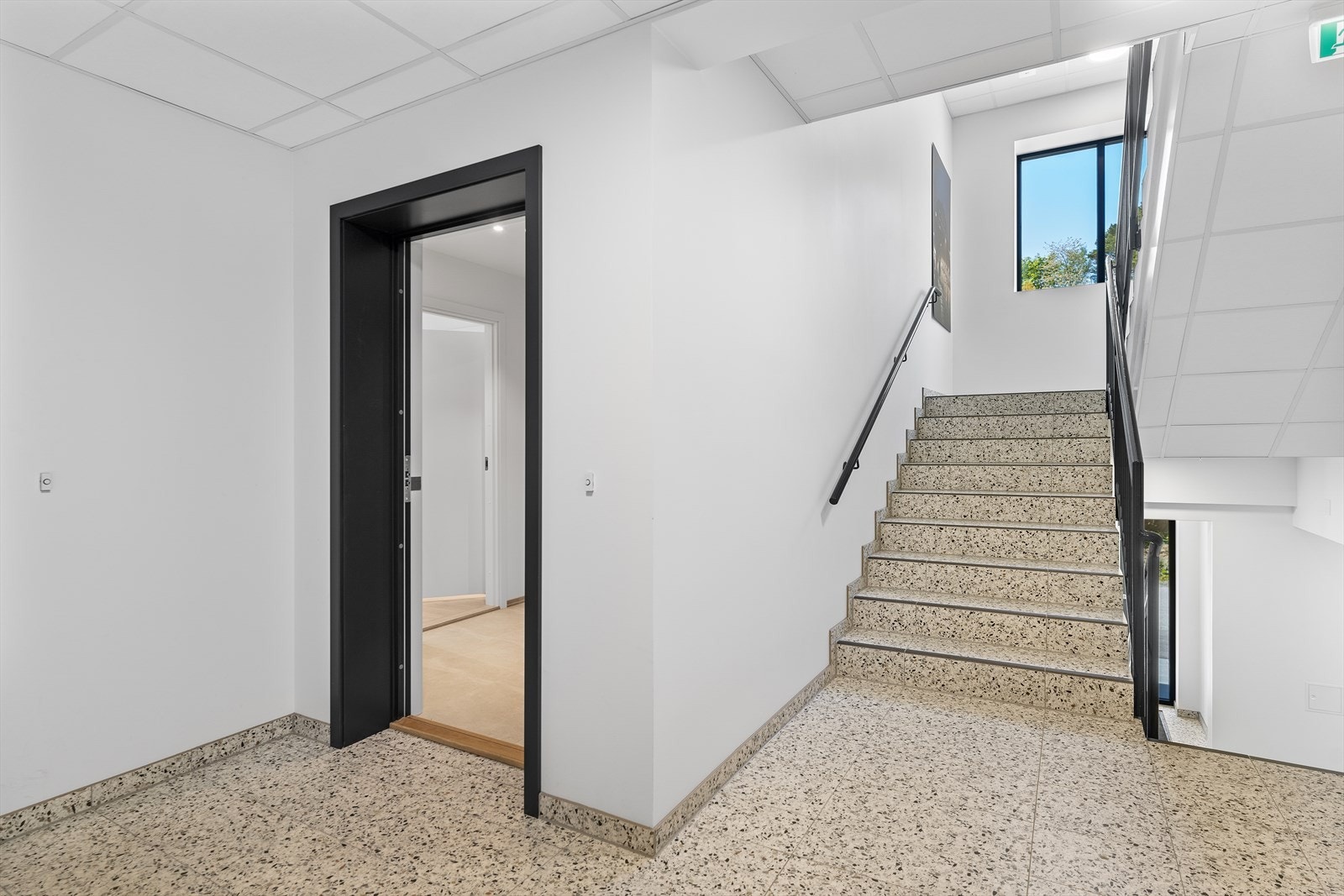 Felles trappeoppgang. Galleribilde