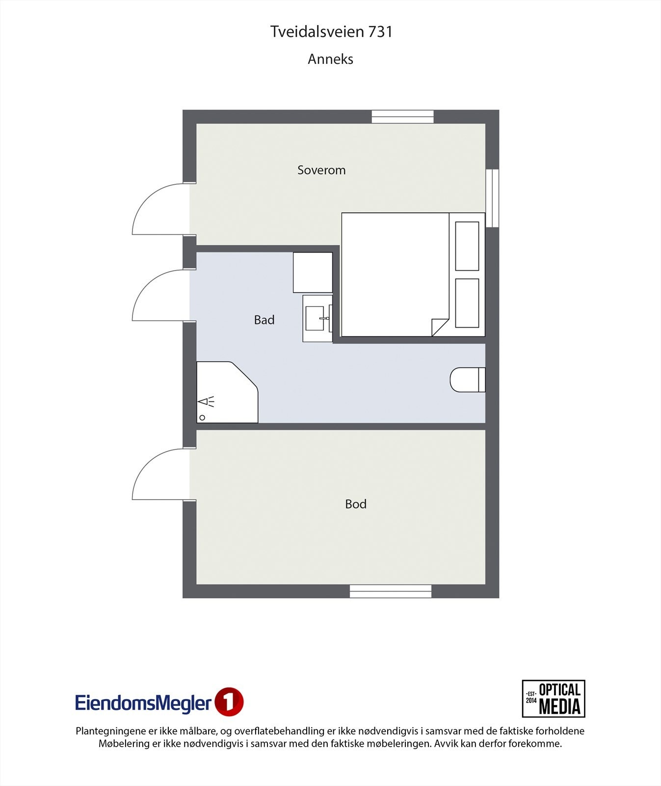 Plantegning Anneks 3. Galleribilde