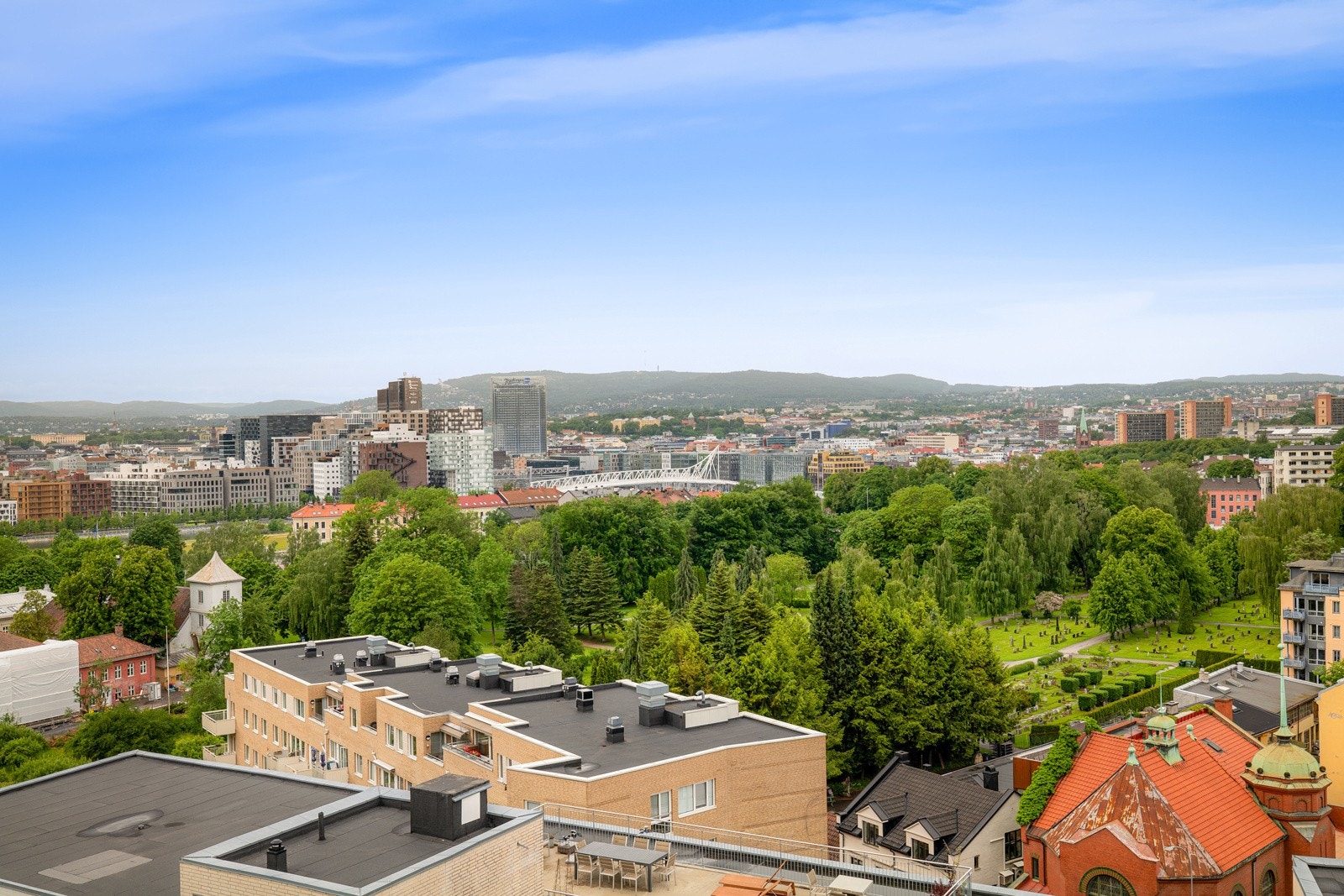 - Utsikt fra takterrassen - Galleribilde