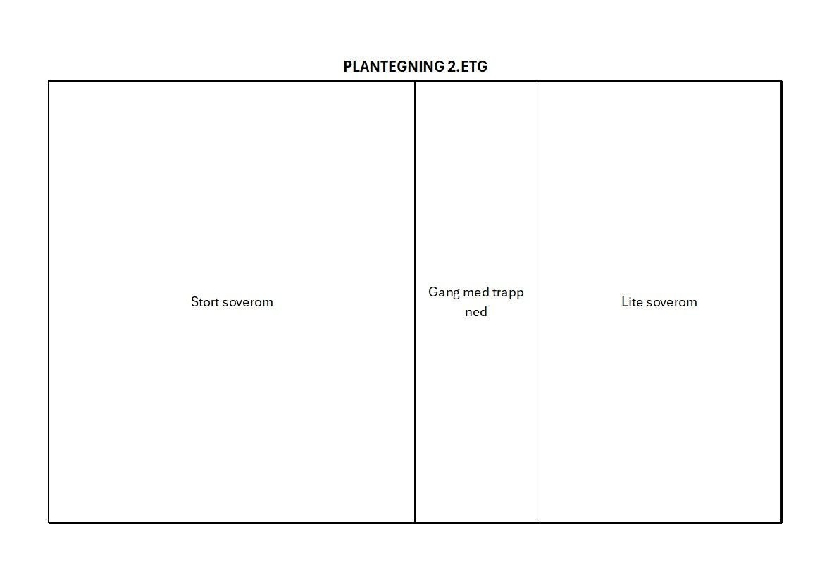 Plantegning 2.etg Galleribilde