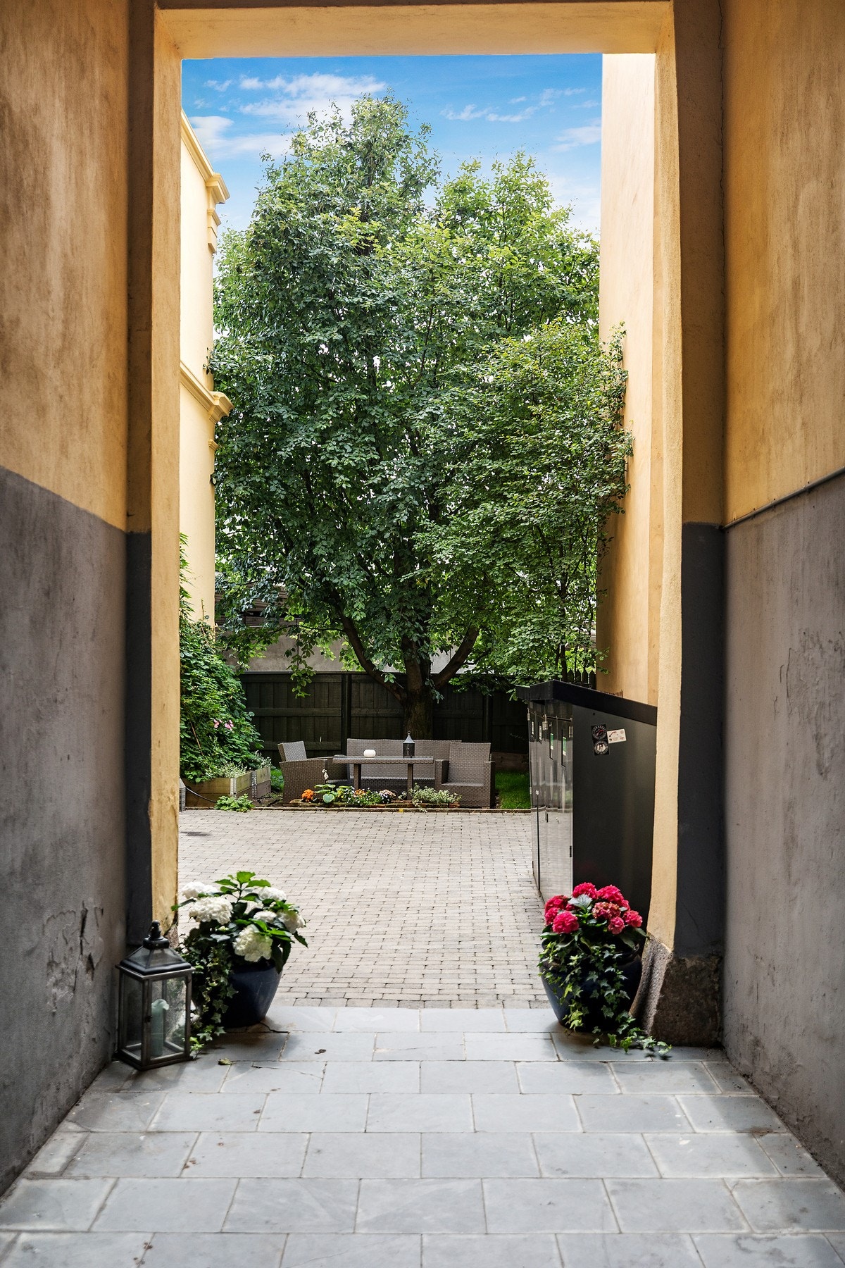 Hyggelig inngangsparti. Galleribilde