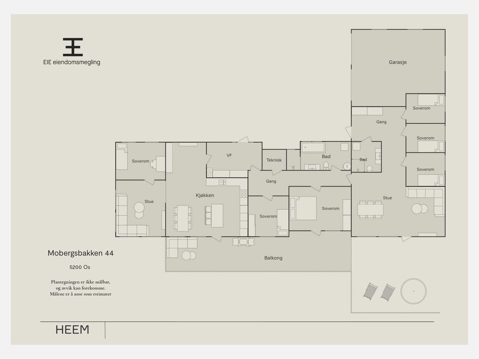 Plantegning 1. etasje | EIE eiendomsmegling Galleribilde