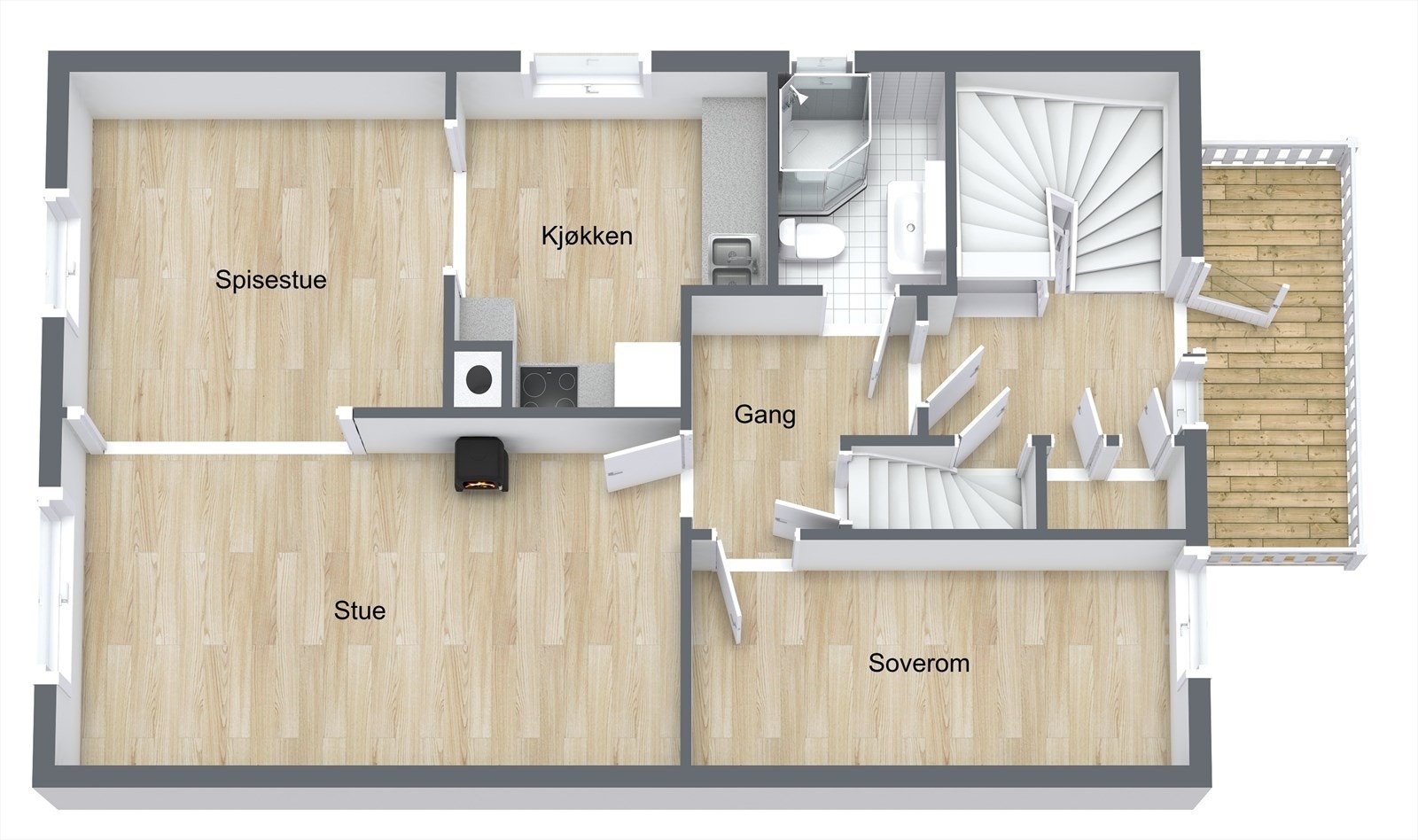 Plantegning Galleribilde