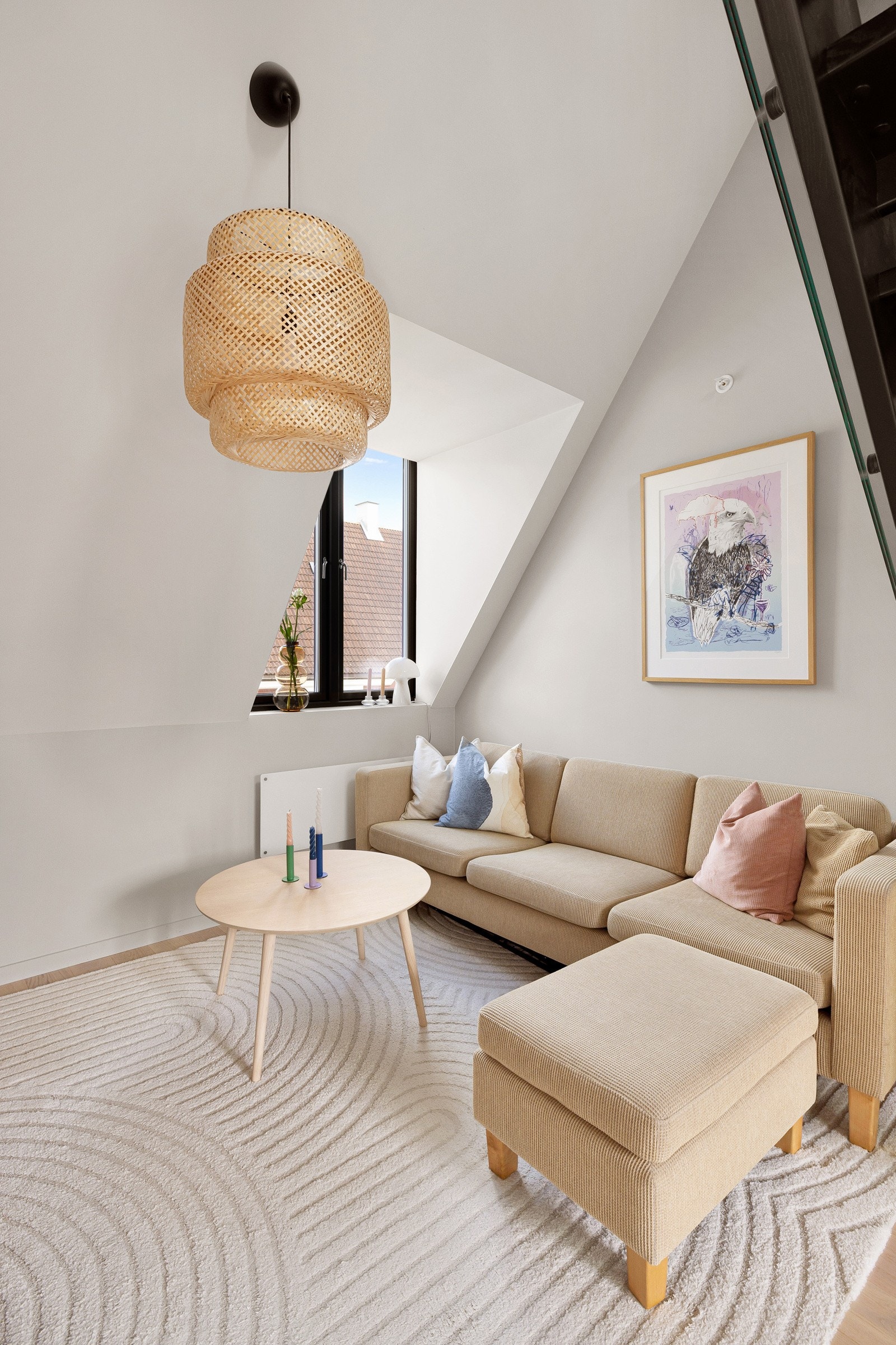 Leiligheten har også balansert ventilasjon som sørger for et godt inneklima. Galleribilde