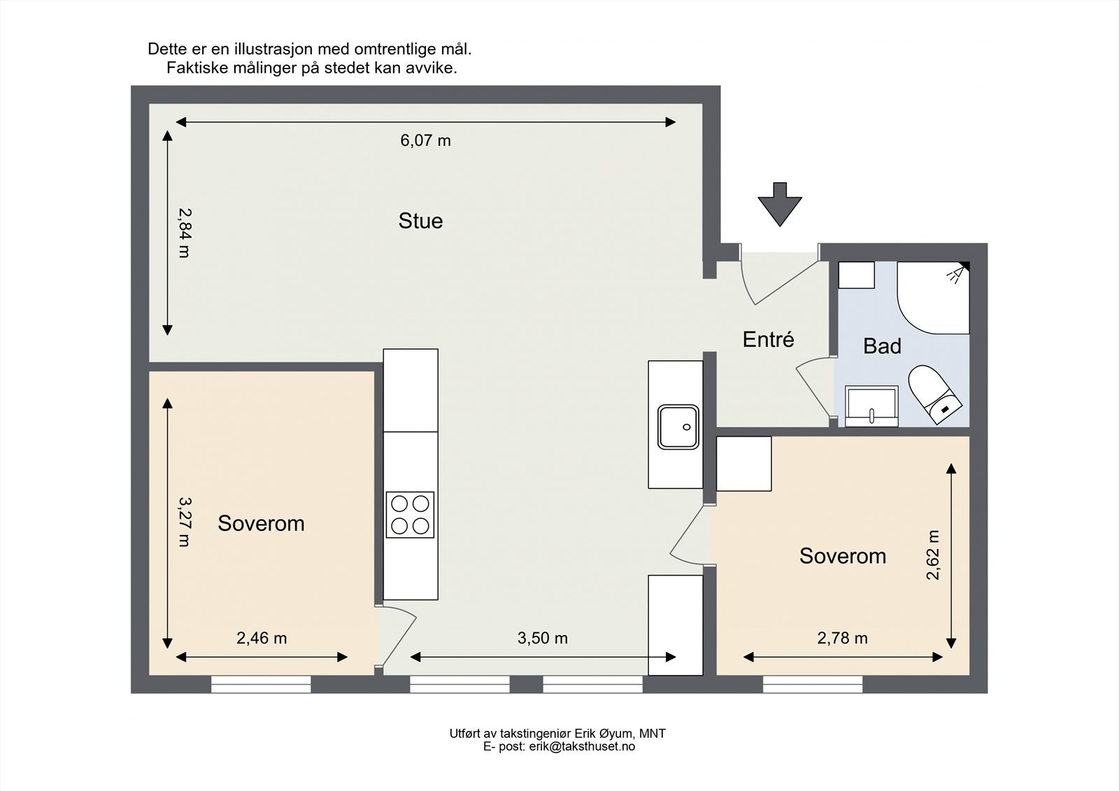 Plantegning Galleribilde
