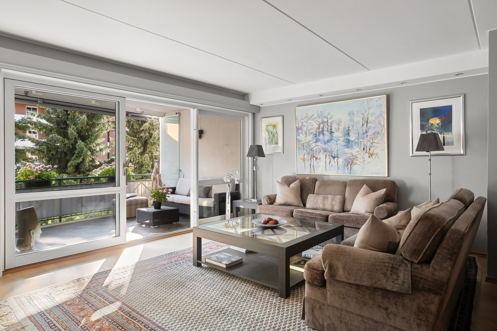 Stue og veranda Galleribilde