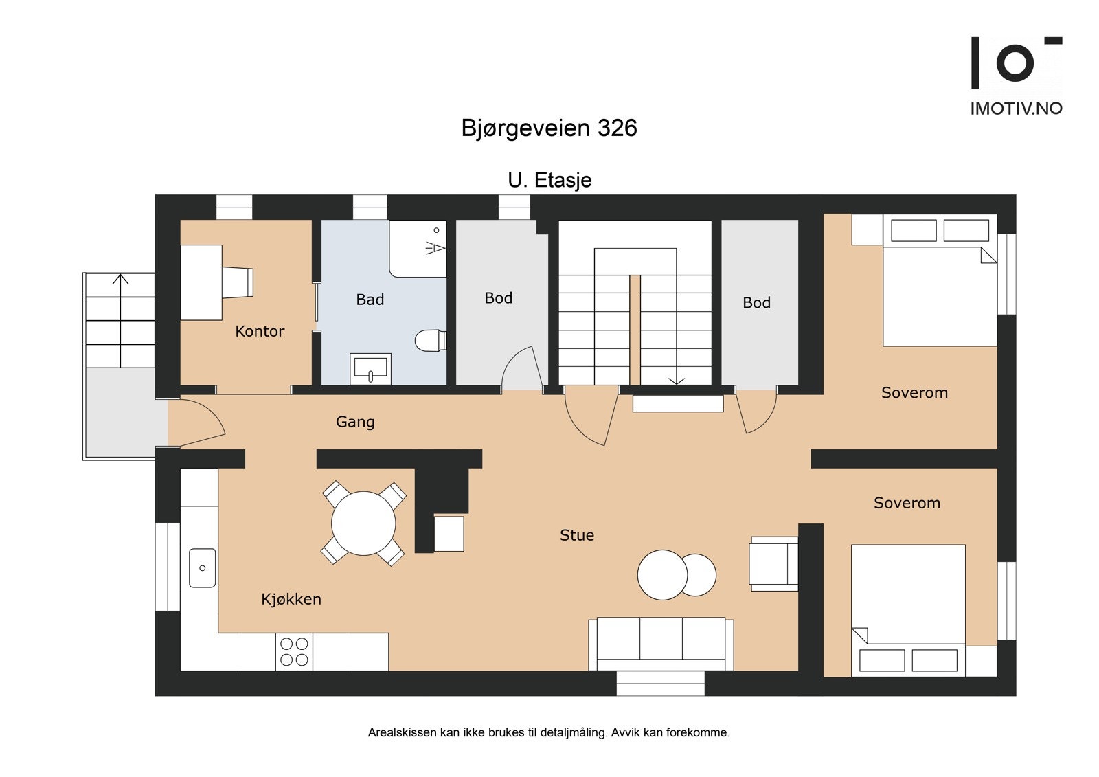 - Plantegning underetasje - Galleribilde