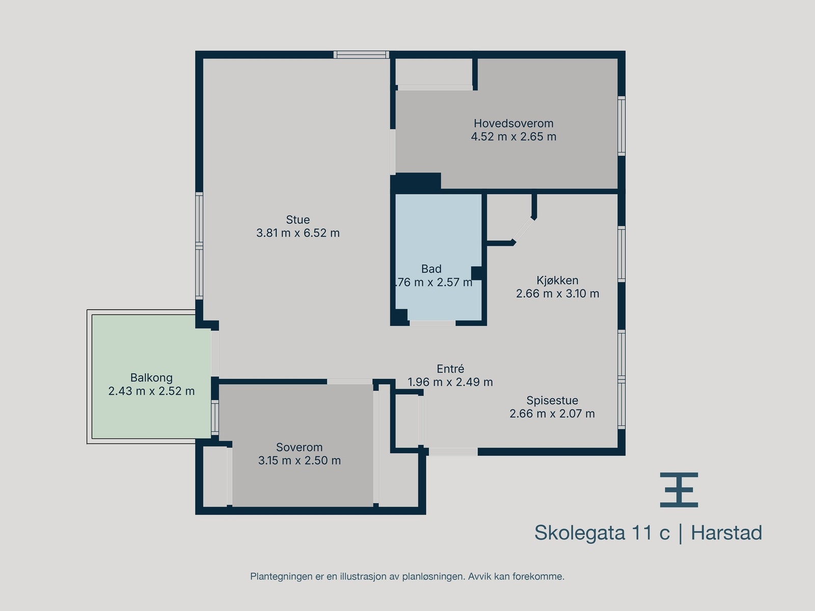 Planløsning Galleribilde