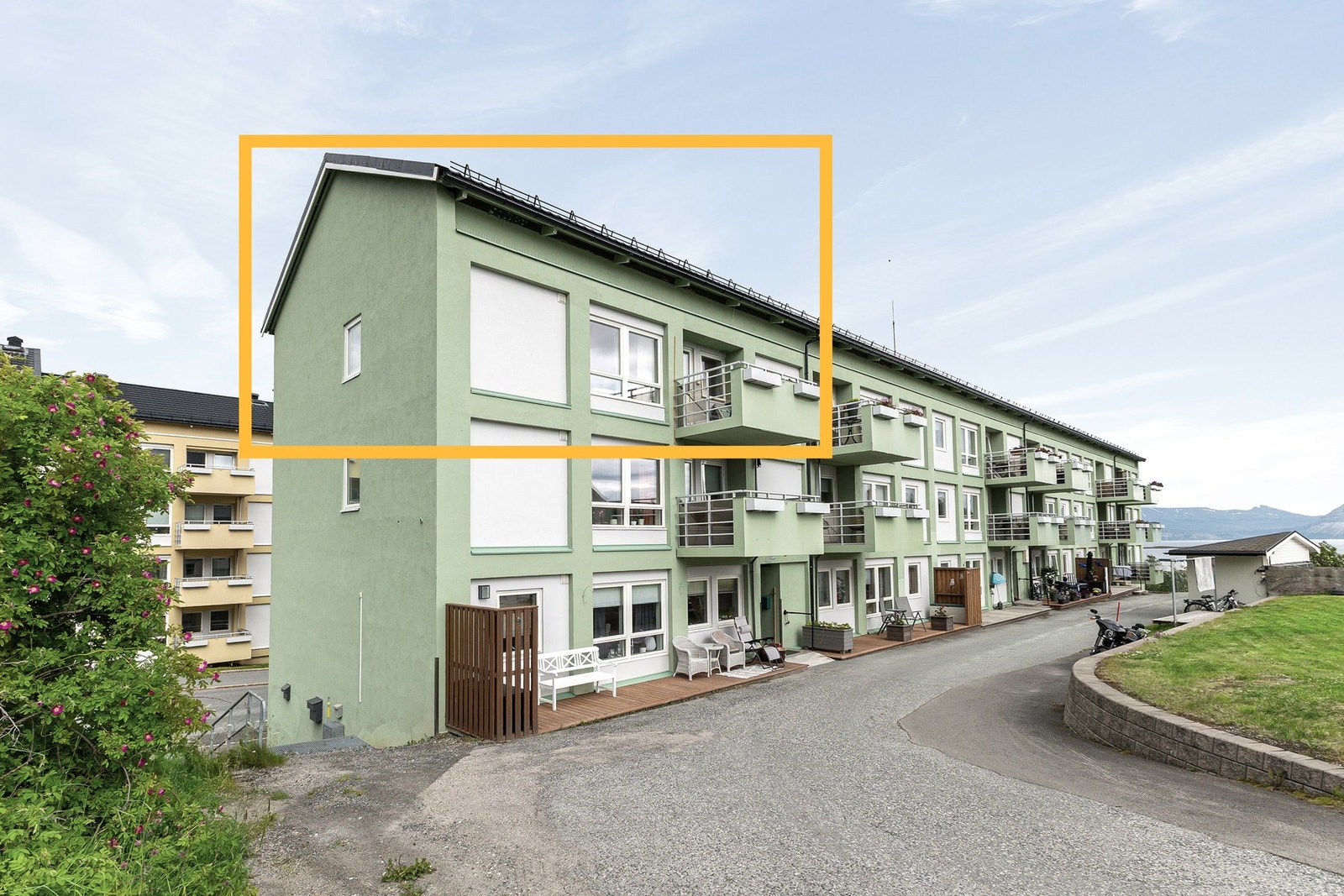 Topp og endeleilighet med nydelig beliggenhet i Skolegaten borettslag Galleribilde