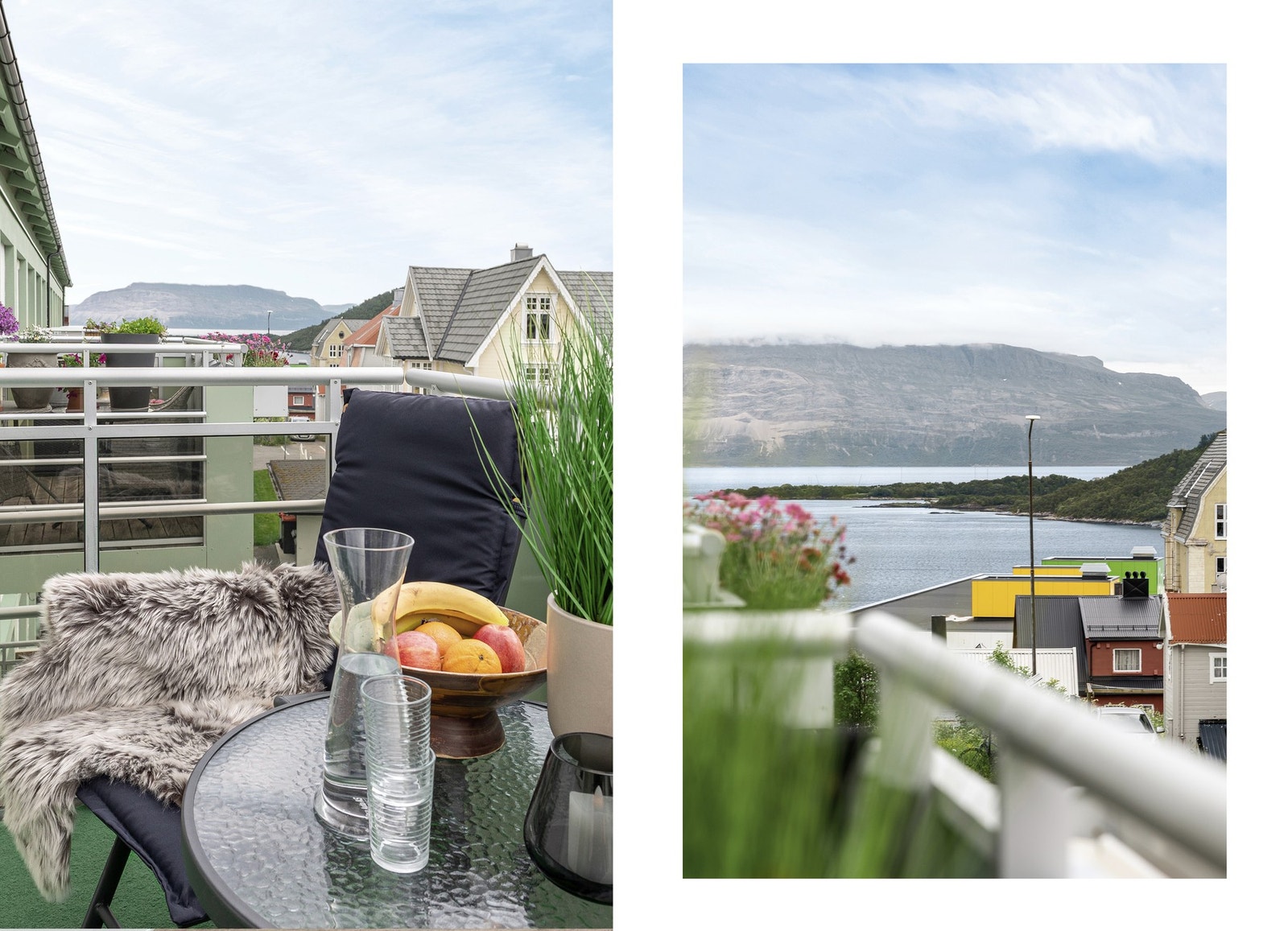 Koselig balkong Galleribilde