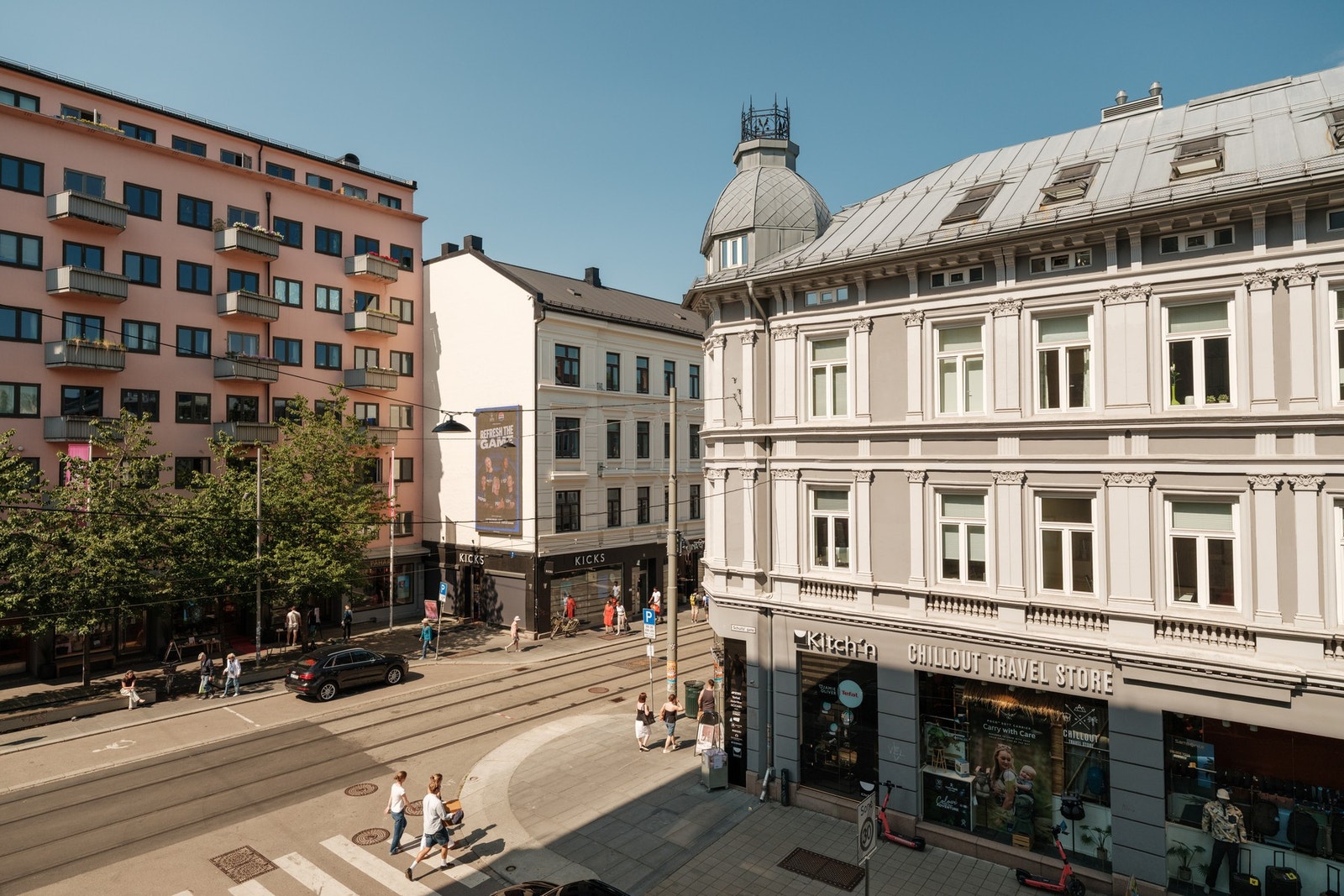 Høytliggende leilighet med tilbaketrukket beliggenhet. Galleribilde