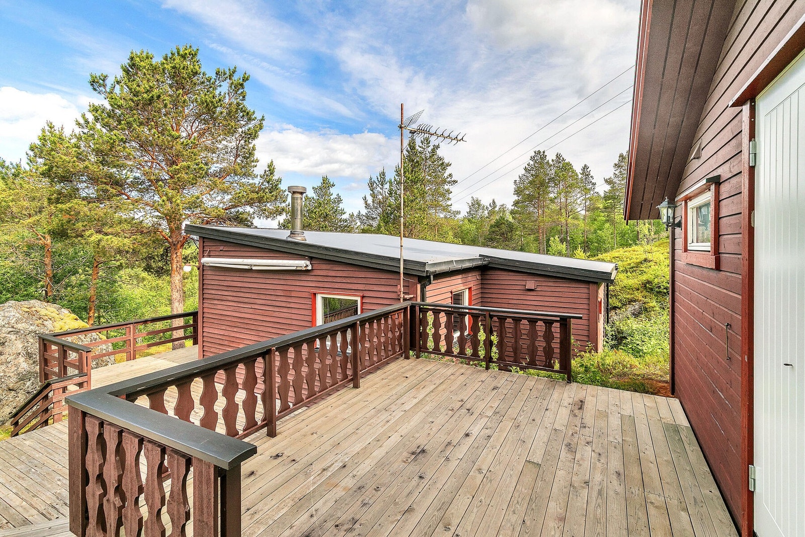 Store og solrike terrasser Galleribilde