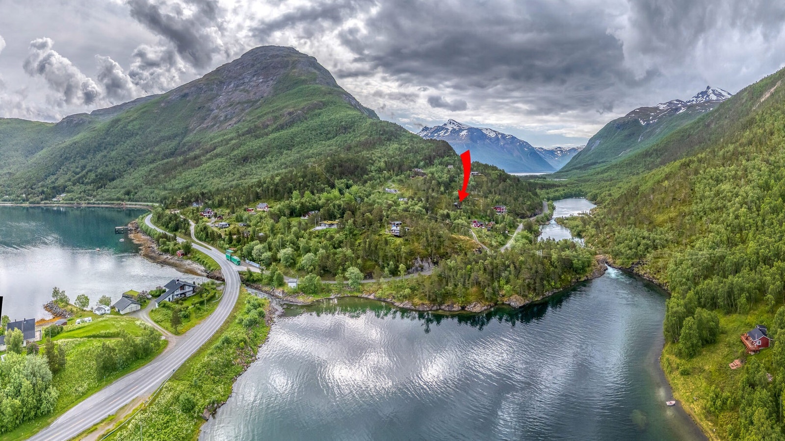 Eiendommen har et flott utgangspunkt for friluftsliv Galleribilde