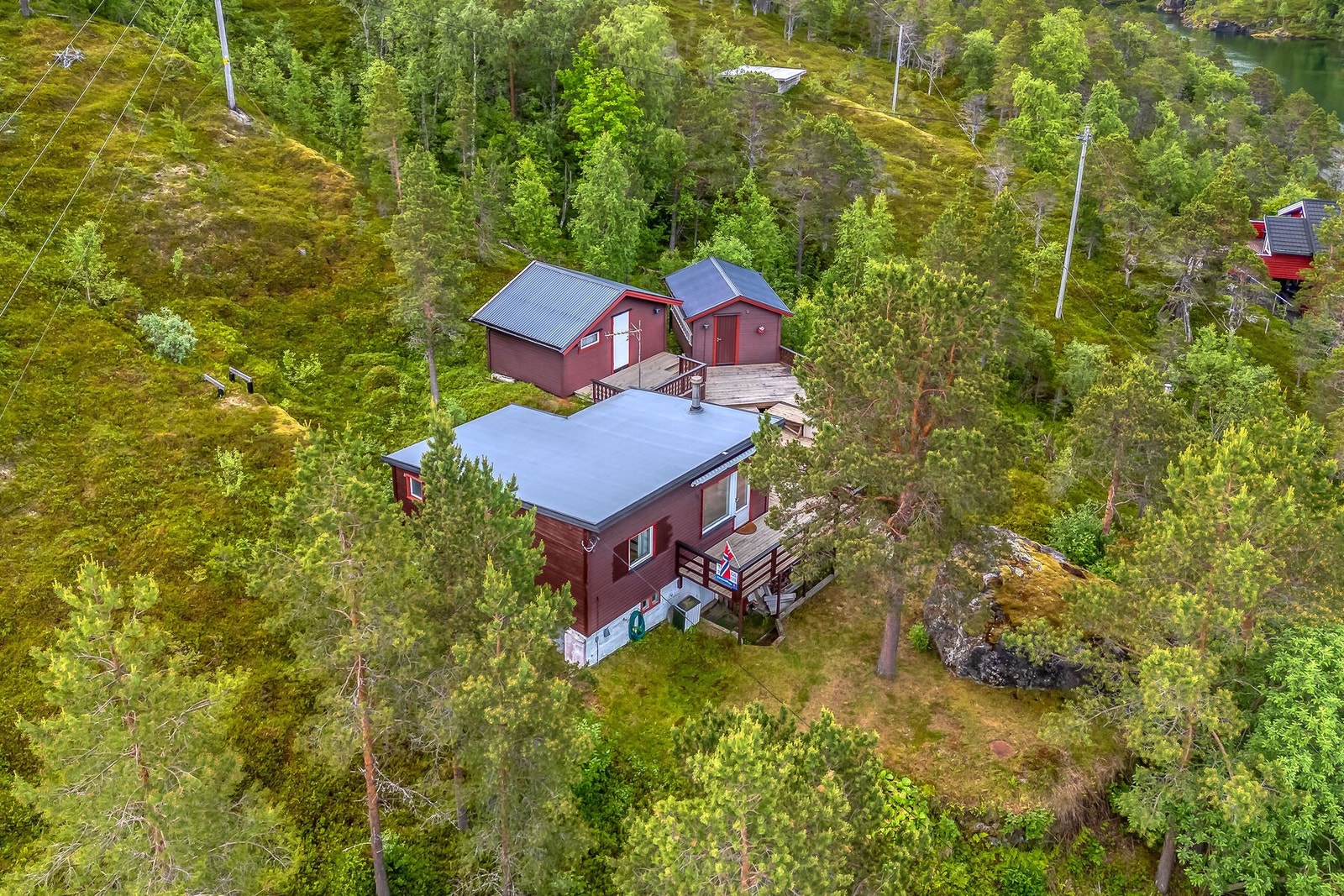 Eiendommen har anneks og uthus Galleribilde