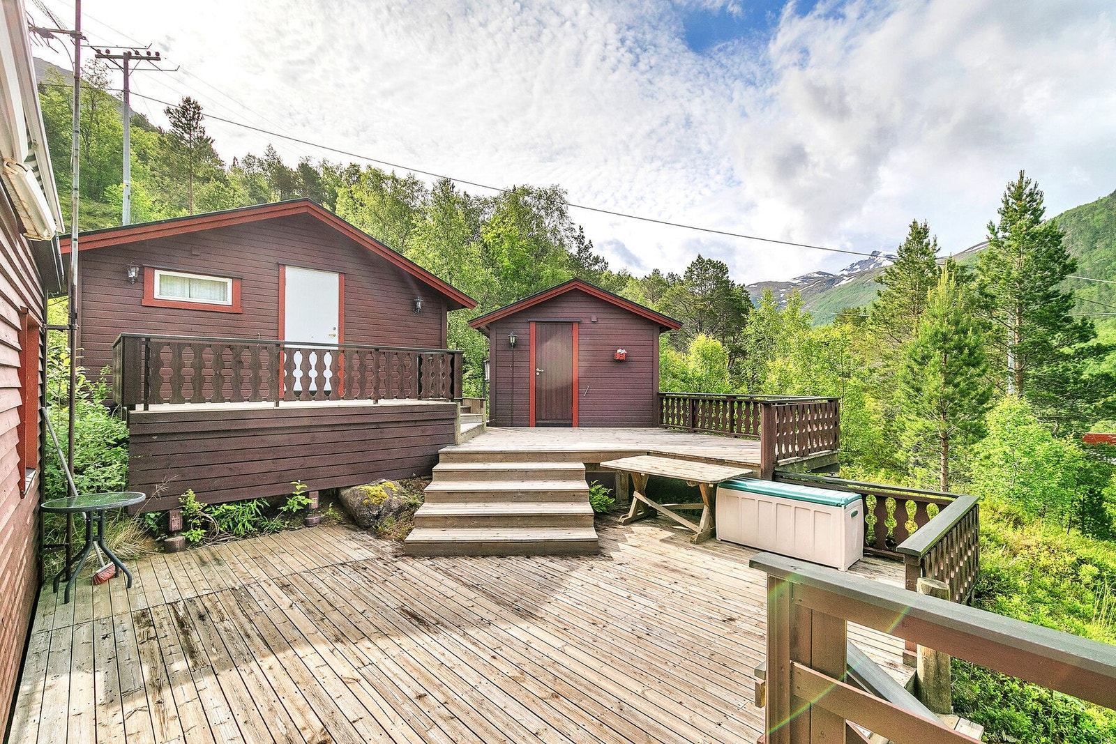 Store og solrike terrasser Galleribilde