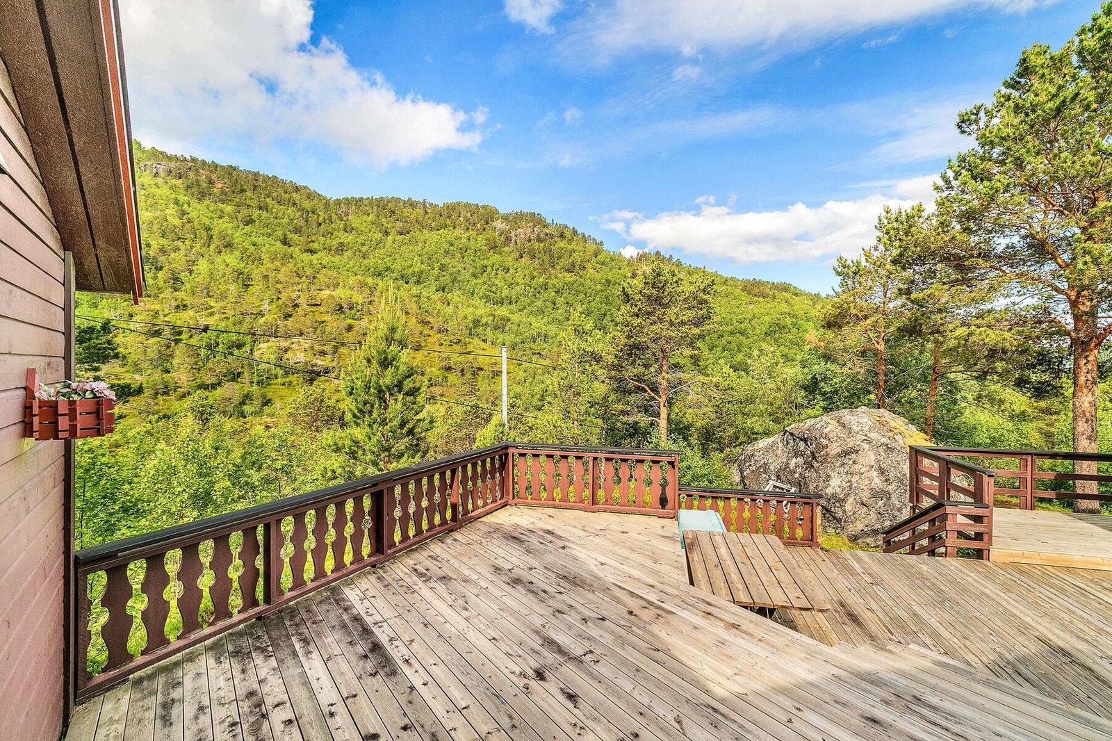 Store og solrike terrasser Galleribilde