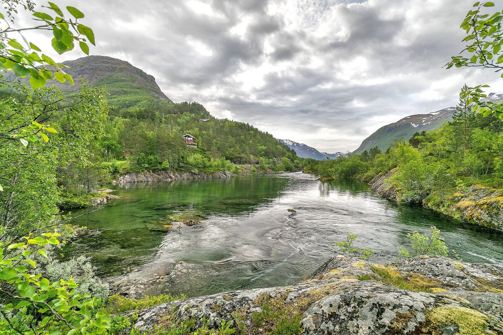 Idyll ved Rånaelva Galleribilde