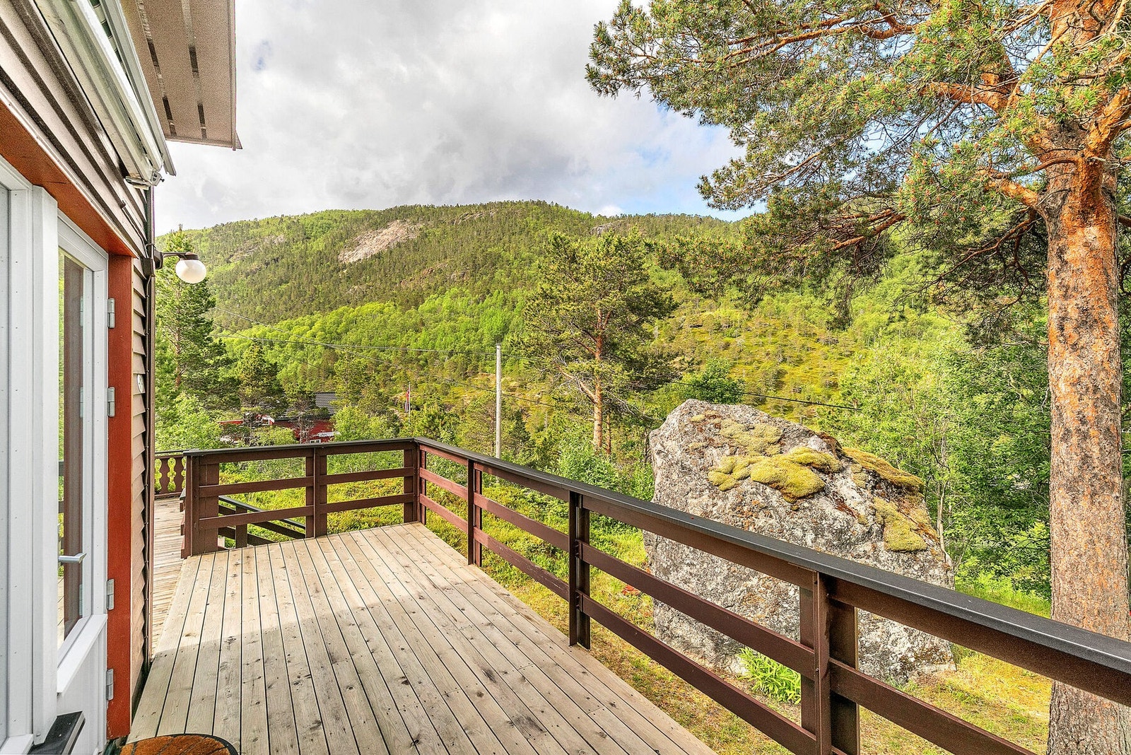 Utsikt fra terrassen Galleribilde