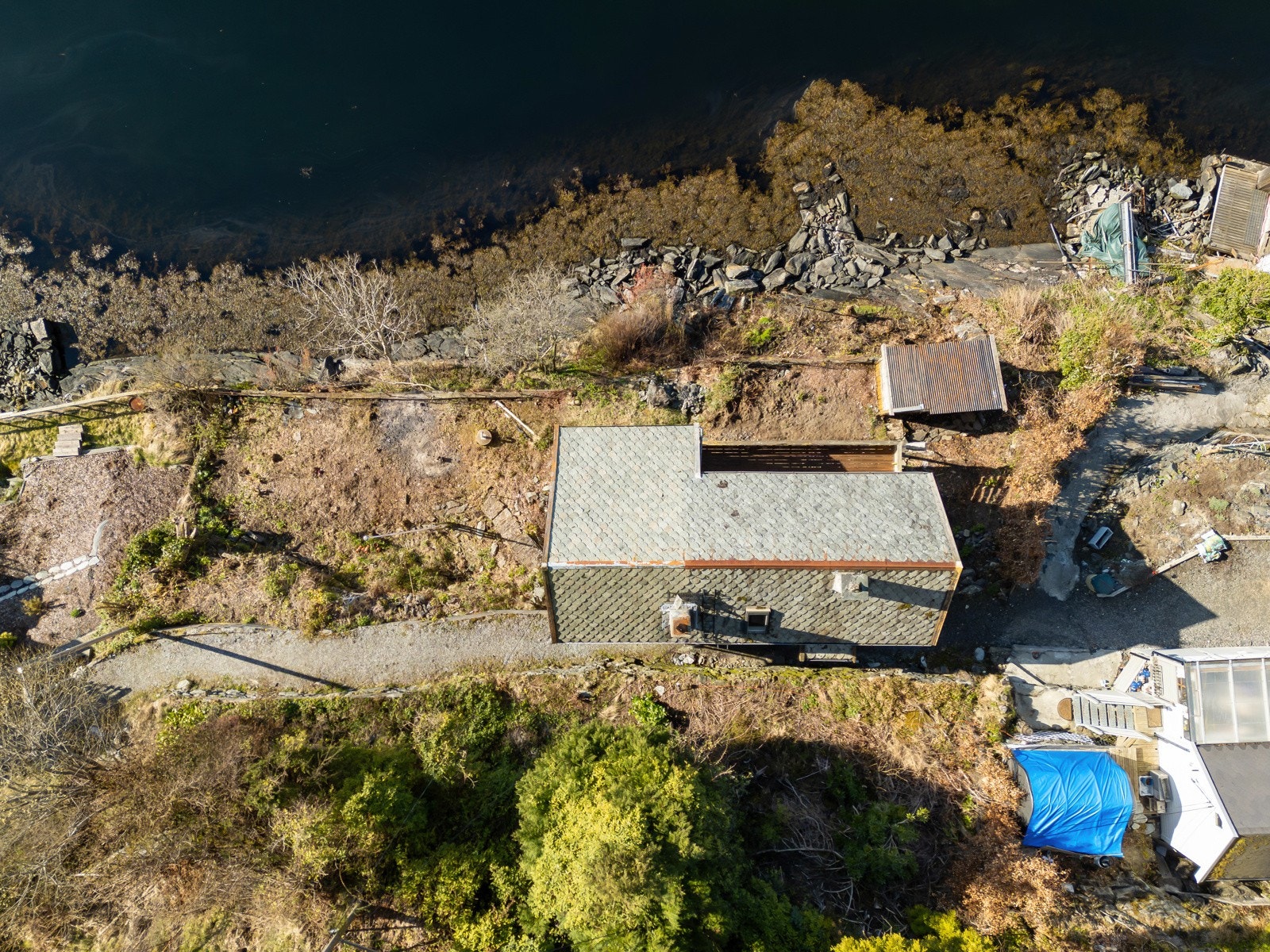 Sett fra fugleperspektivet Galleribilde