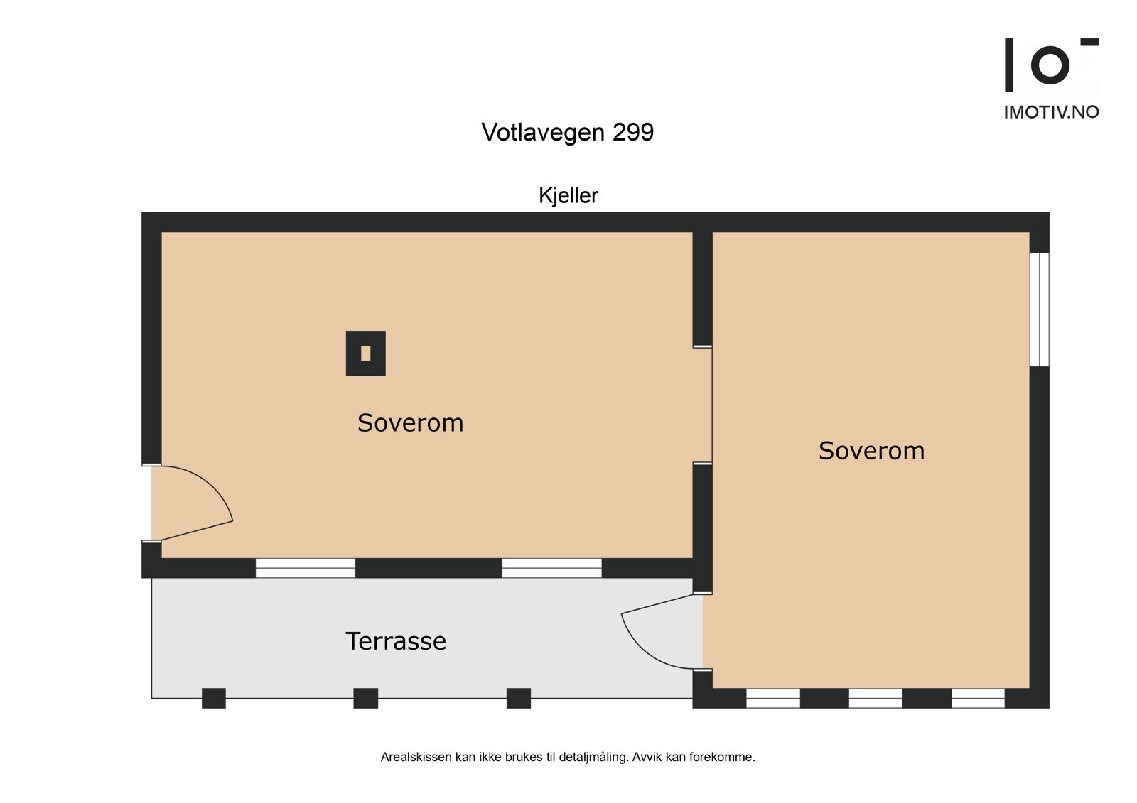 Plantegning kjeller. Galleribilde