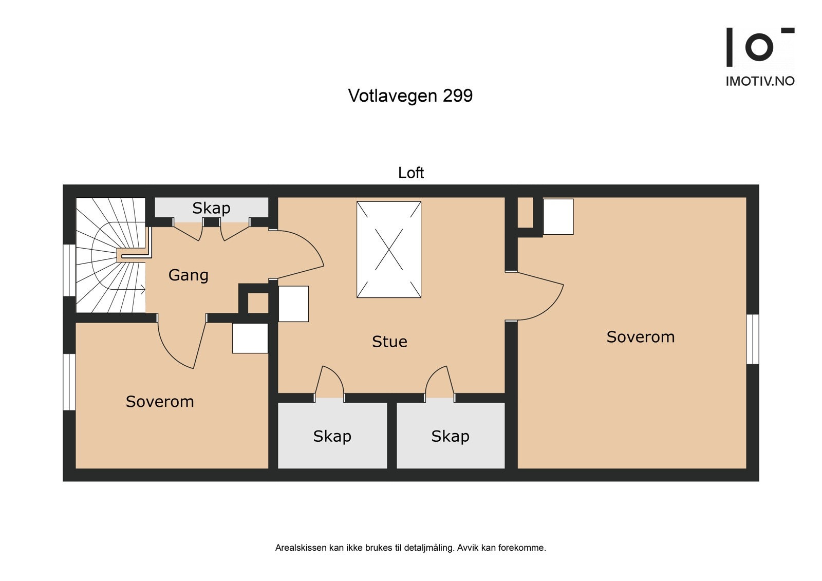 Plantegning loftet Galleribilde
