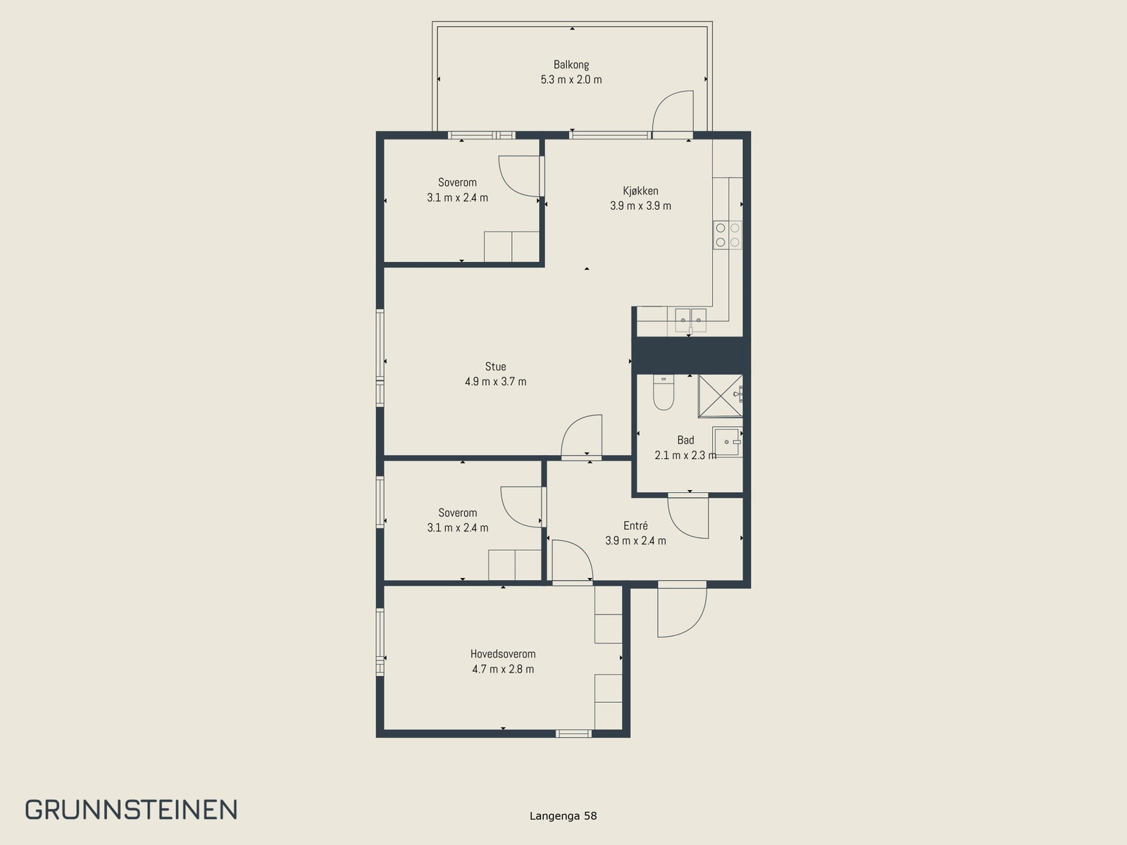 Plantegning Galleribilde