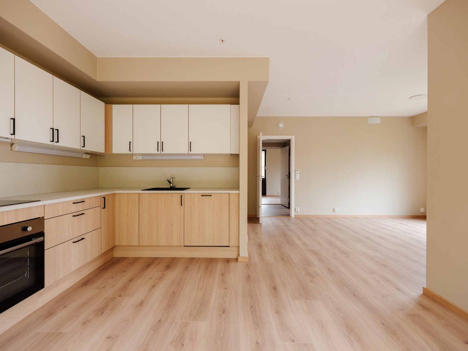 Alle hvitevarer er integrert Galleribilde