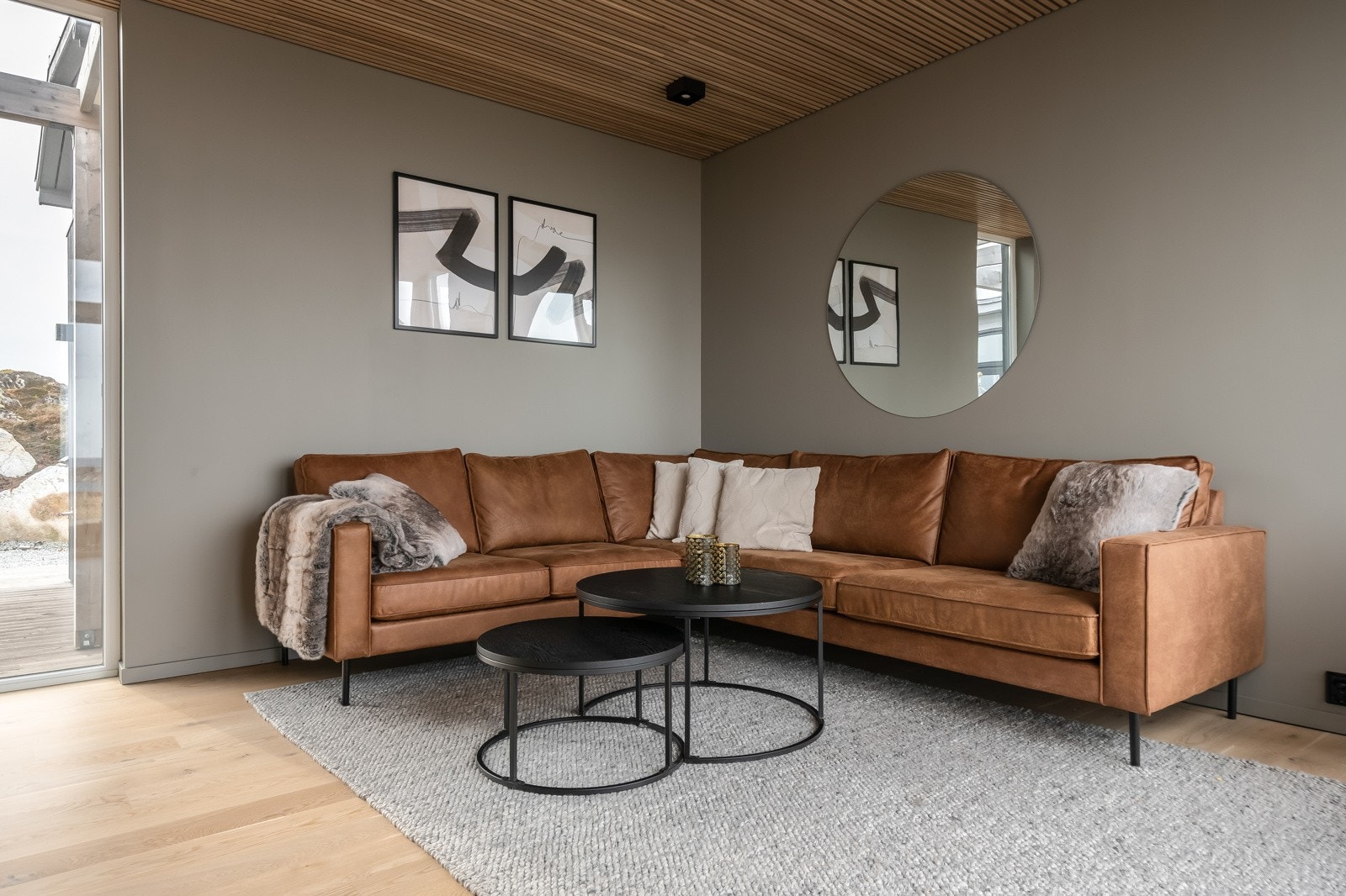 Skjermet og lun sofakrok Galleribilde