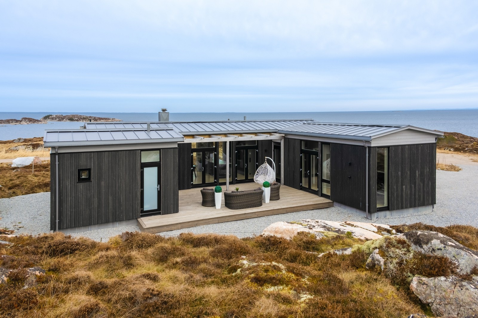 Annekset til ungdommen er til venster i bildet Galleribilde