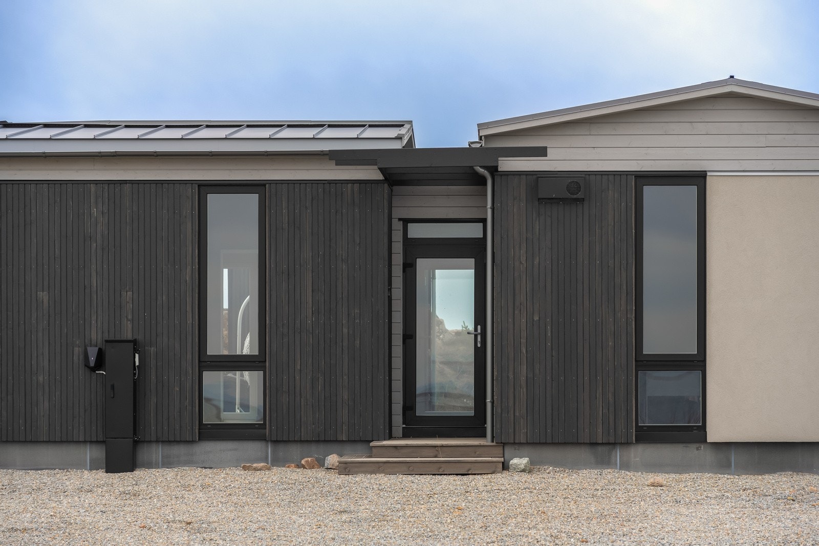 Hytta er moderne og kul Galleribilde