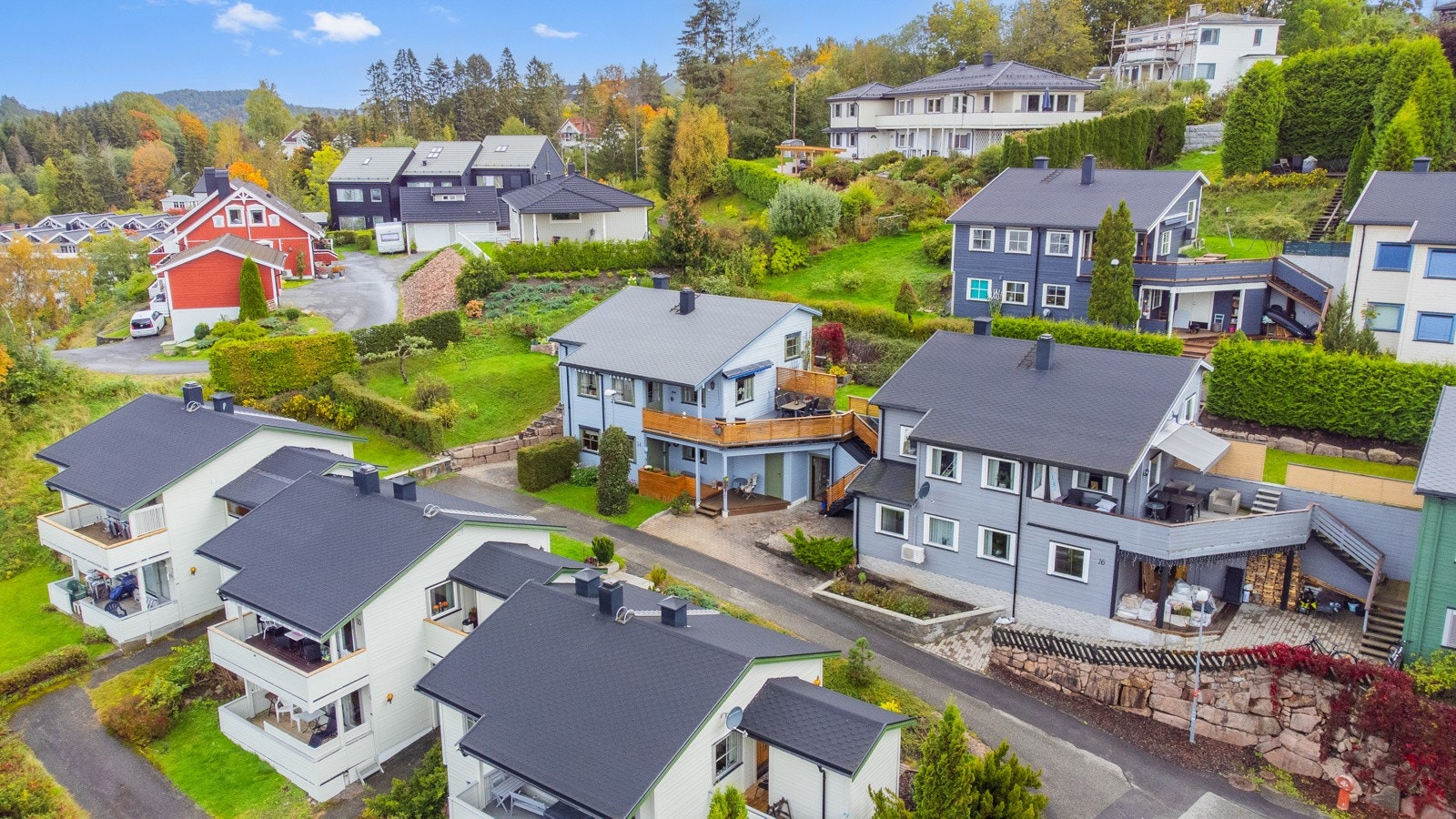 Oversiktsbilde fra sørvest. Galleribilde