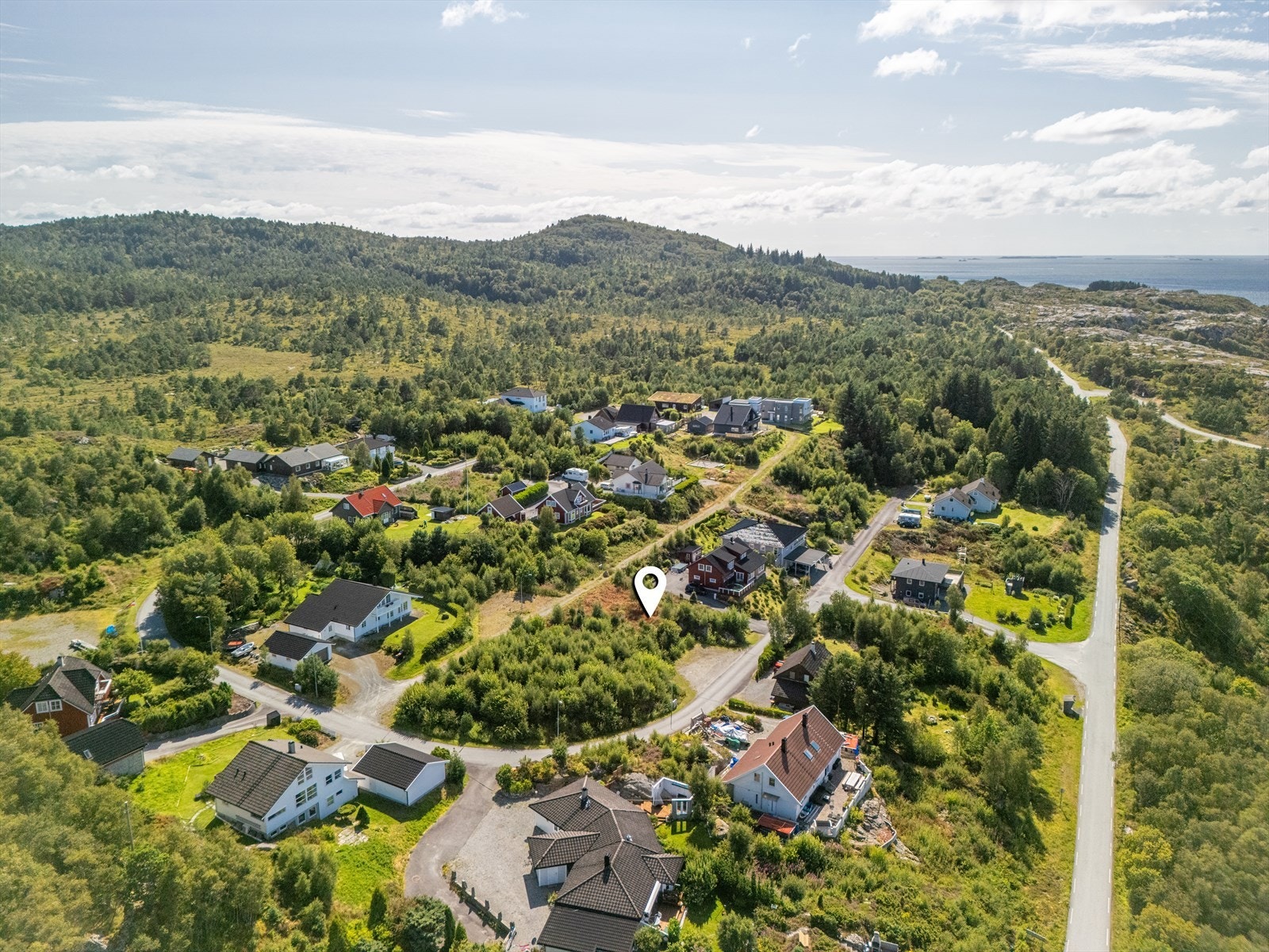 Landlig og koselig område Galleribilde